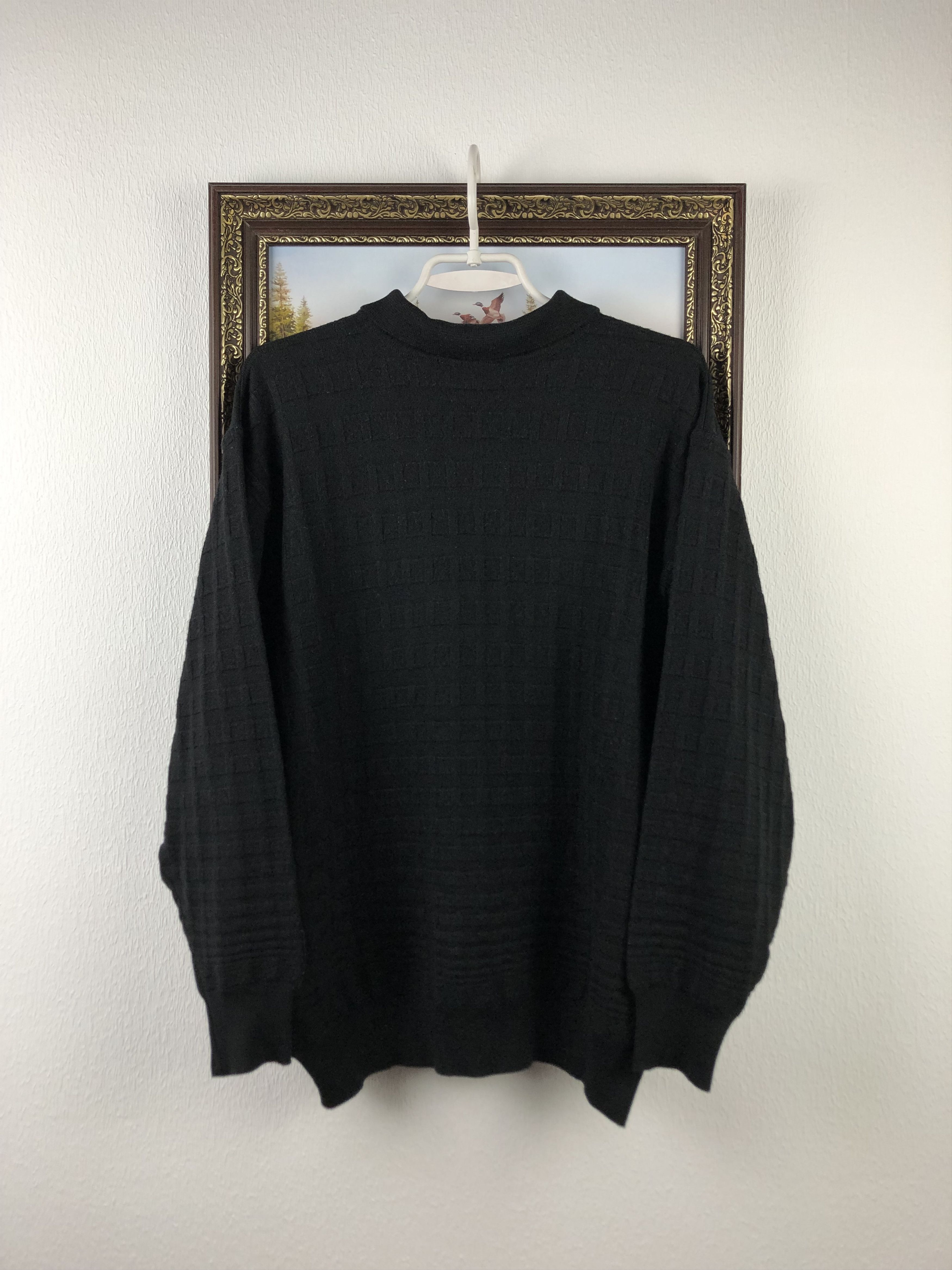 Carlo Colucci Vintage Carlo Colucci Sweater Jumper Pullover Black Mens Size US M / EU 48-50 / 2 - 14 Thumbnail