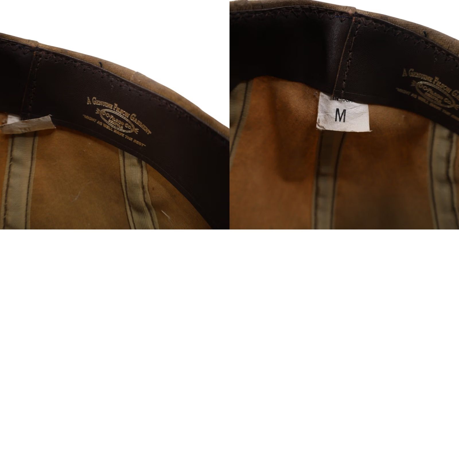 Filson VINTAGE Filson 5 Panel Cap Tan M Mens Long Bill Waxed Cotton Cap Size ONE SIZE - 8 Thumbnail