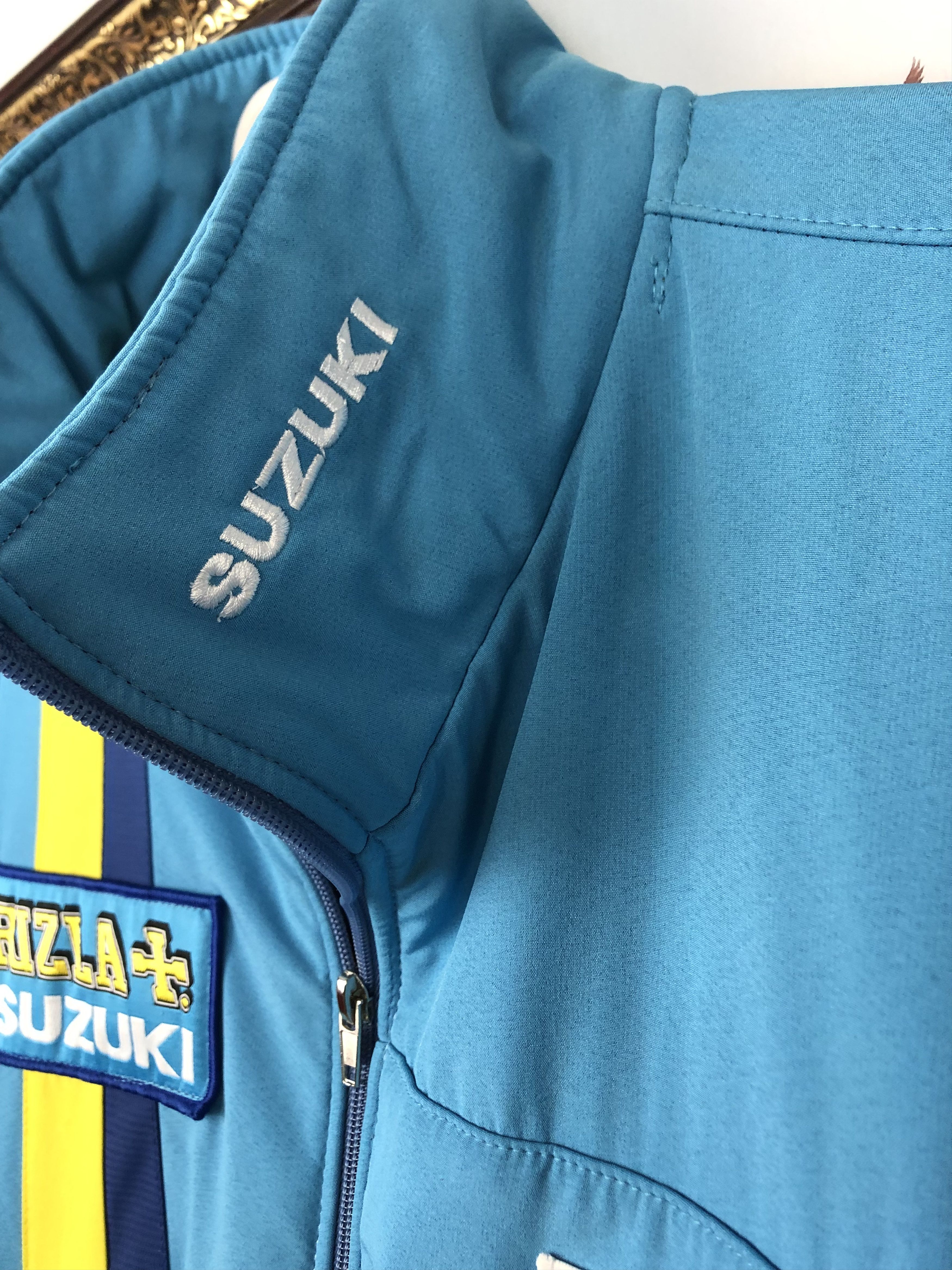 Ferrari Authentic Suzuki Rizla Motorcycle Racing Jacket Ferrari Size US XL / EU 56 / 4 - 4 Thumbnail
