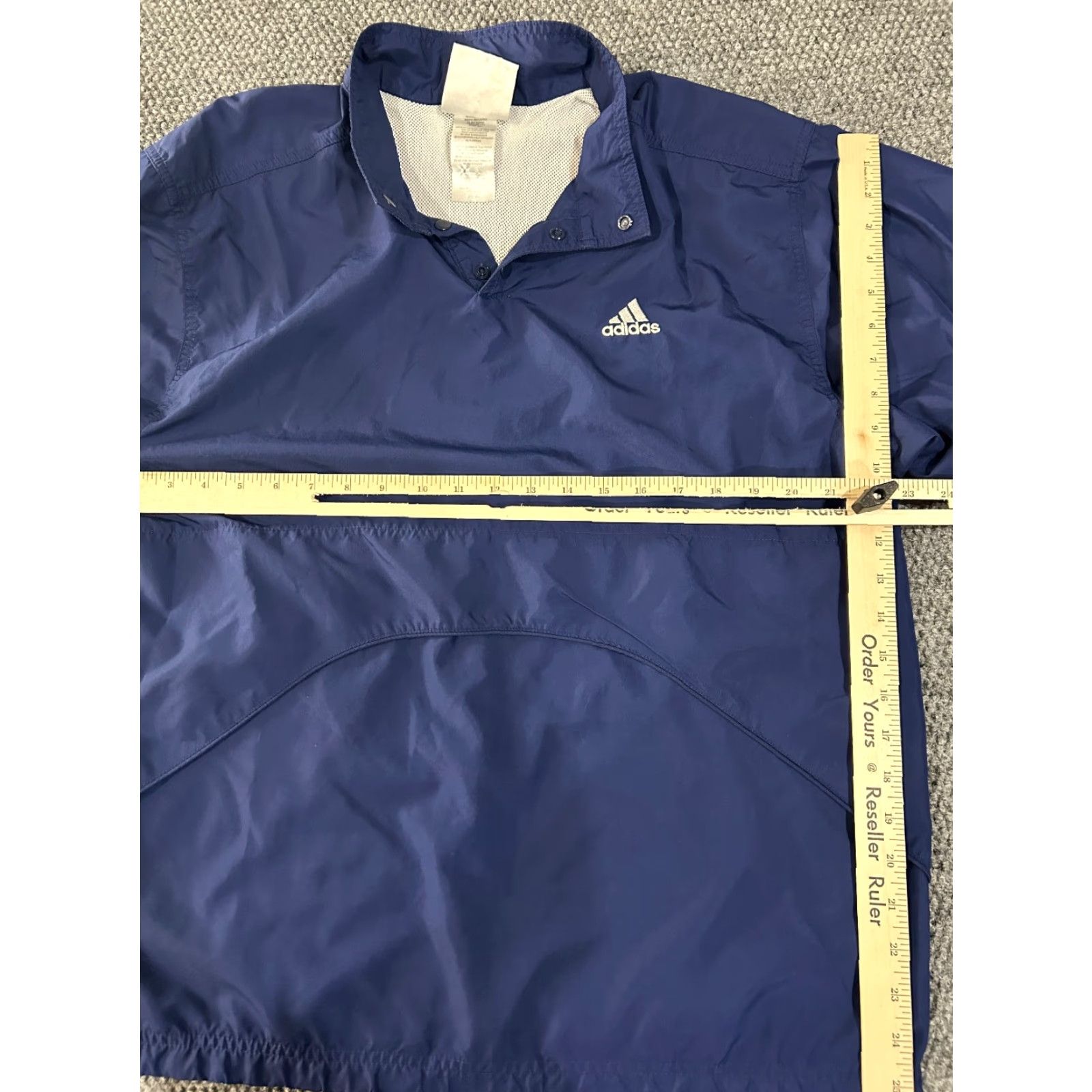 Adidas VINTAGE adidas Pullover Windbreaker Jacket Mens M Blue Lightweight Breathable Logo Sweatshirt Patrotic 90s? Size US M / EU 48-50 / 2 - 6 Thumbnail