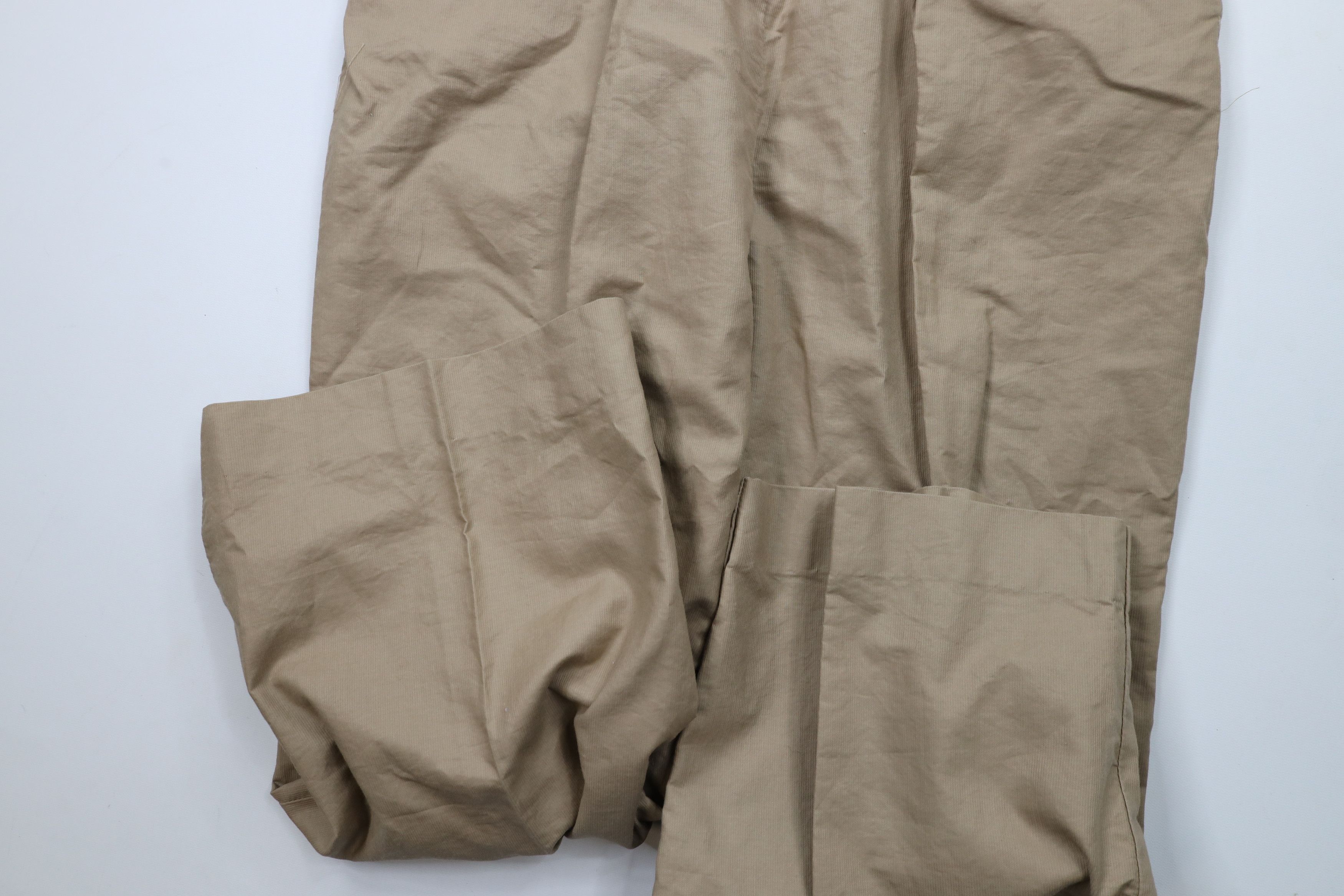 Vintage Vintage 70s Streetwear Button Wide Leg Chino Pants Beige Size 38" / US 16 / IT 52 - 6 Thumbnail