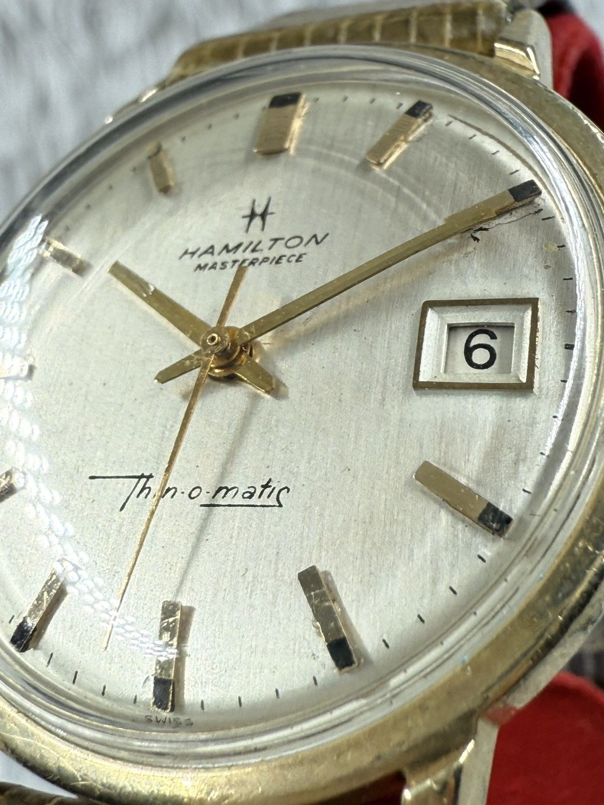 Vintage Vintage HAMILTON MASTERPIECE Thin-O-Matic Manual Men’s Watch Size ONE SIZE - 6 Thumbnail