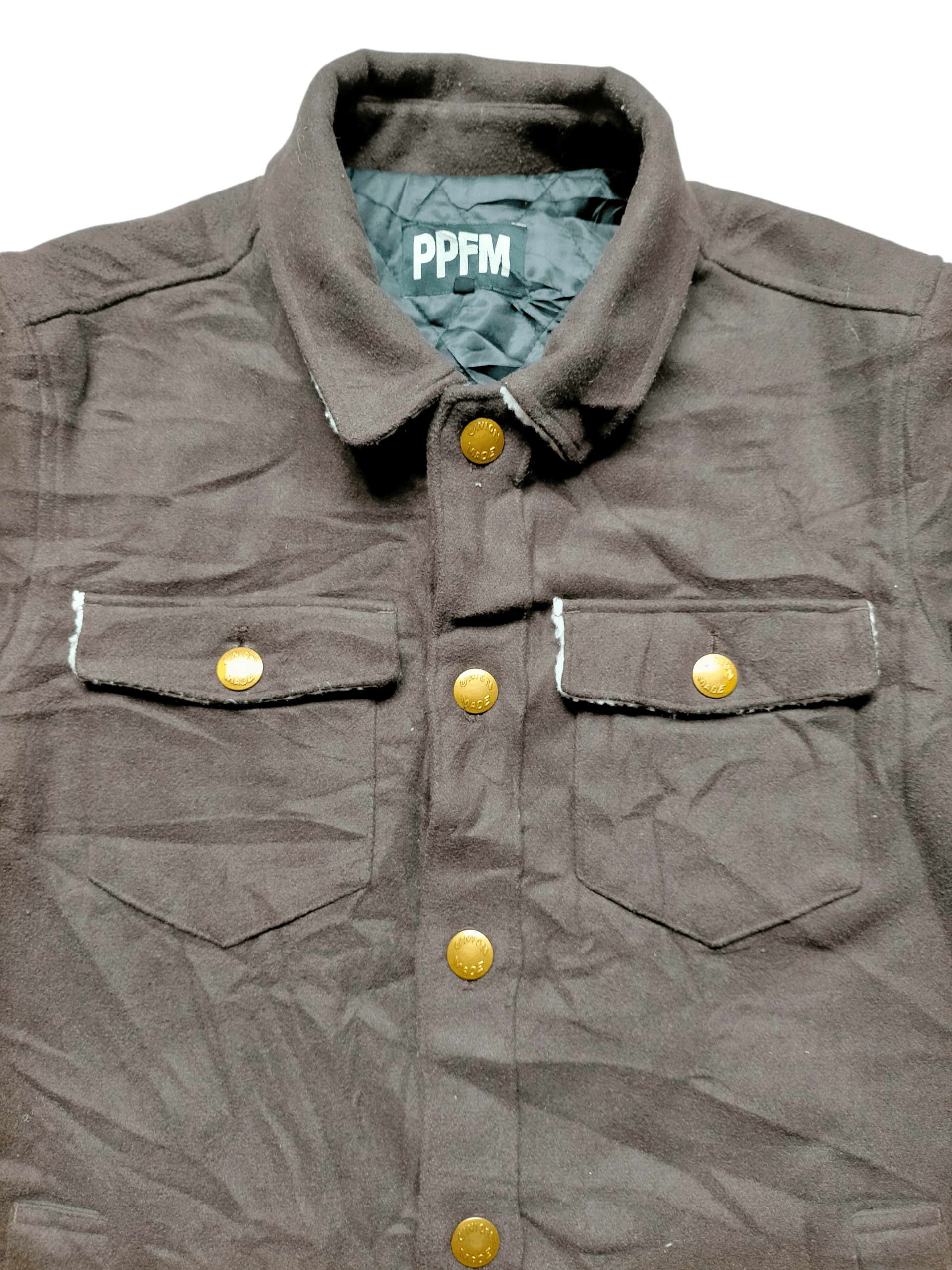 PPFM PPFM Wool Linen Black Jacket Size US L / EU 52-54 / 3 - 2 Thumbnail