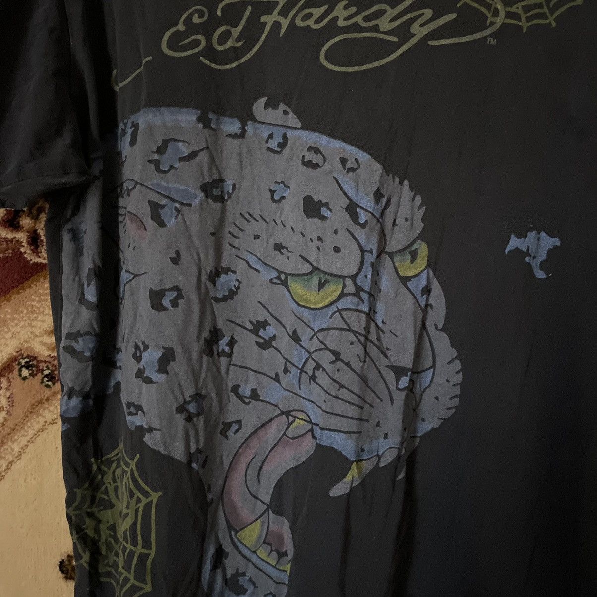 Christian Audigier × Ed Hardy × Vintage Vintage Ed Hardy Spider Logo Tee Shirt Y2K style Japanese Size US L / EU 52-54 / 3 - 4 Thumbnail