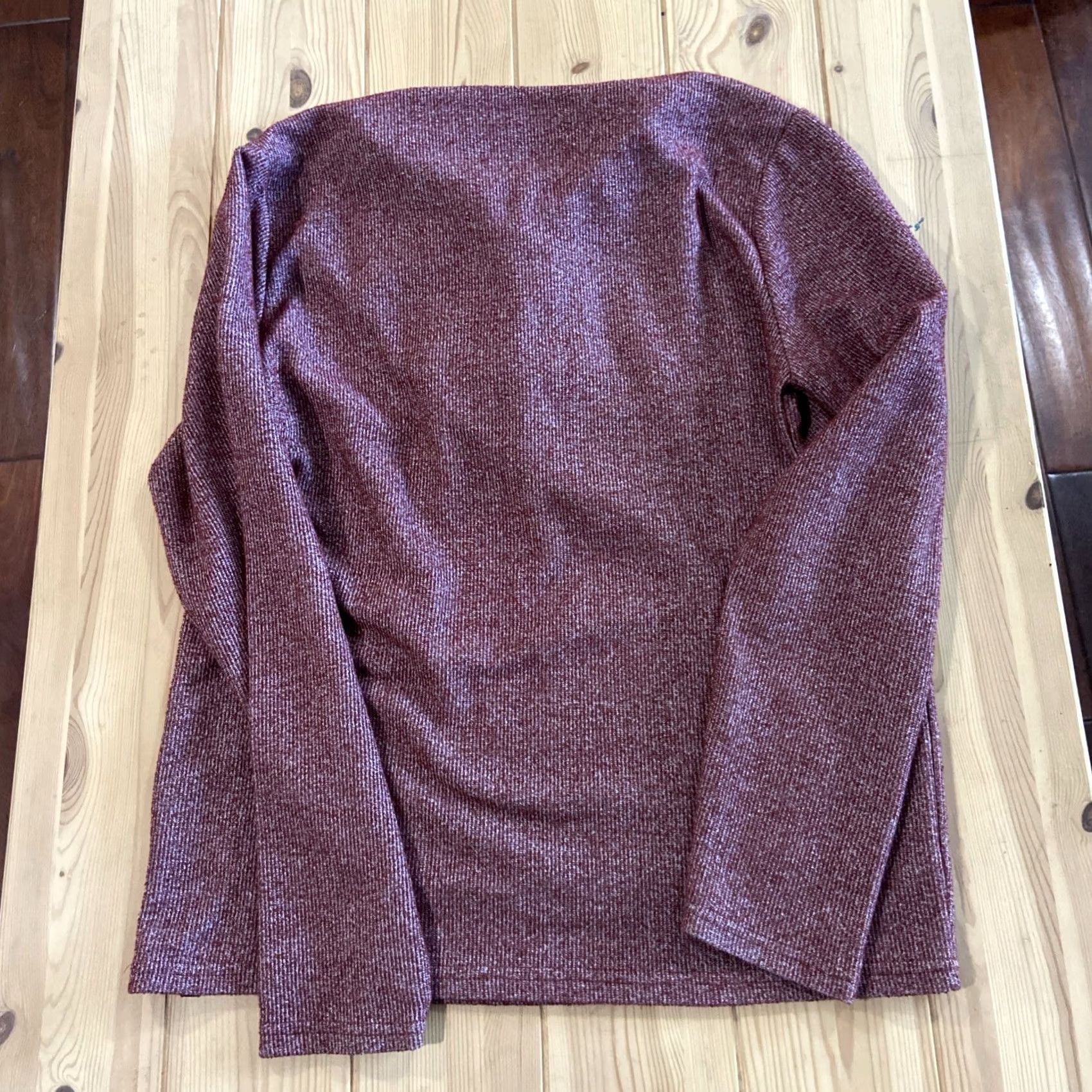 Hurley Hurley Mens M Hoodie Sweatshirt Hooded Henley Midweight Maroon Size US M / EU 48-50 / 2 - 7 Thumbnail