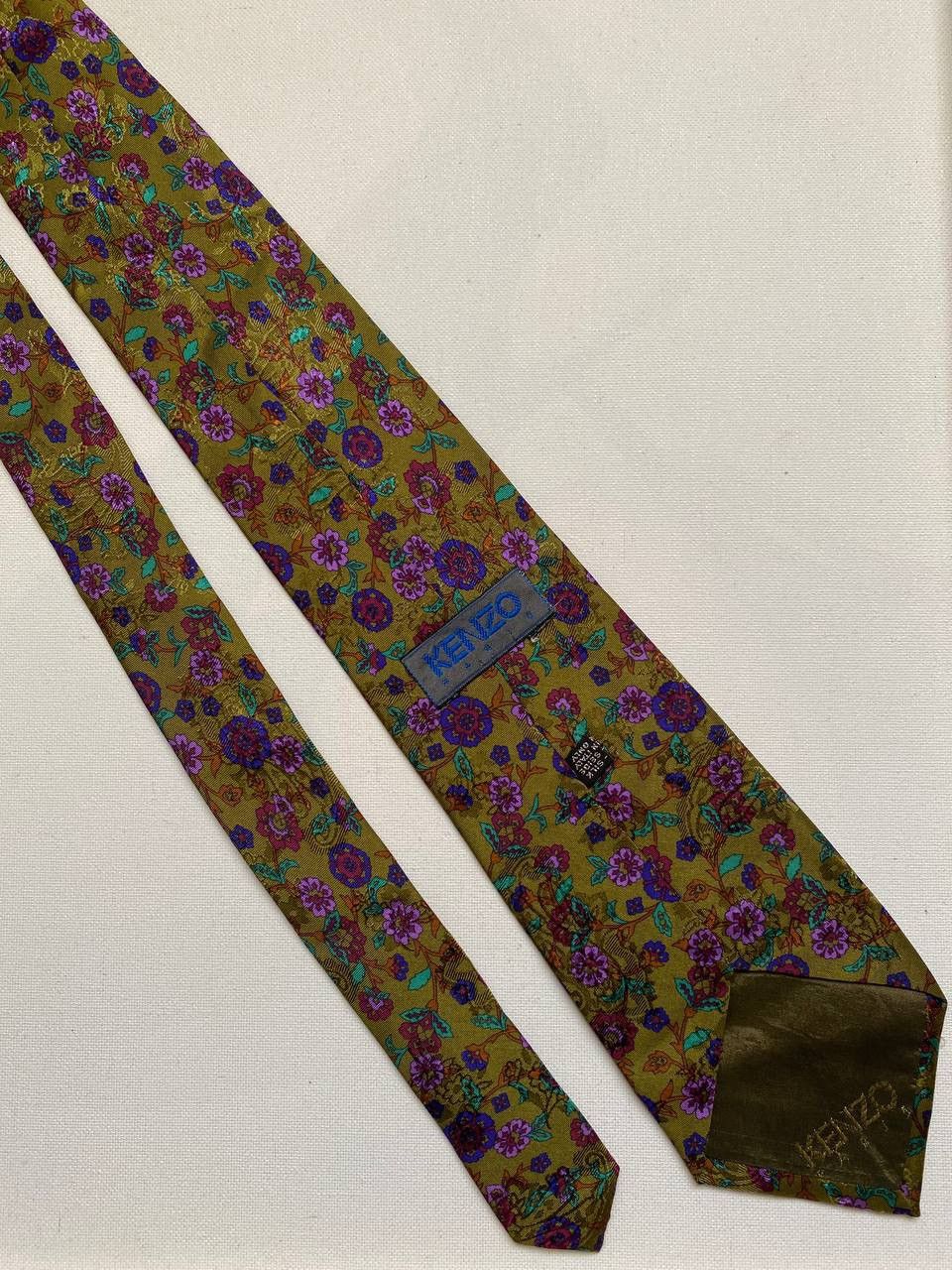 Kenzo Kenzo Cravatte Silk Tie Casual Design Luxury Size ONE SIZE - 1 Thumbnail