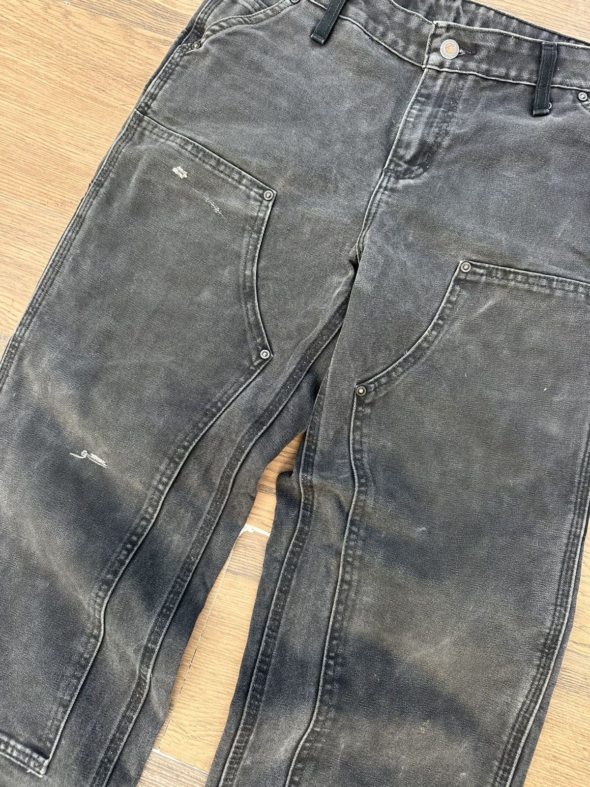 Carhartt Carhartt BLK Double Knee Heavy fade 🖤 Size US 31 - 3 Thumbnail