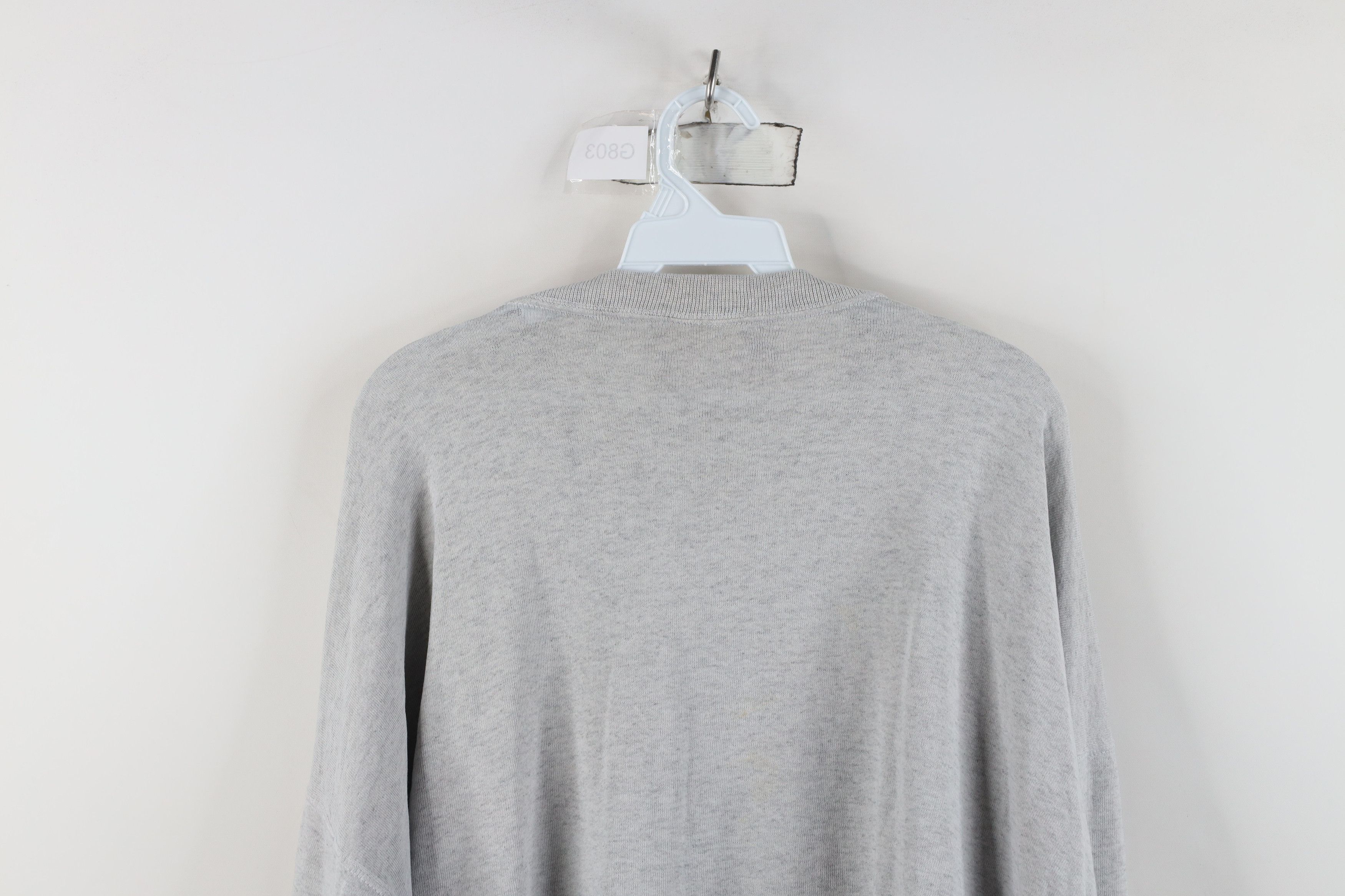 Vintage Vintage 90s Thin Ohio State University Sweatshirt Gray USA Size US XXL / EU 58 / 5 - 12 Thumbnail
