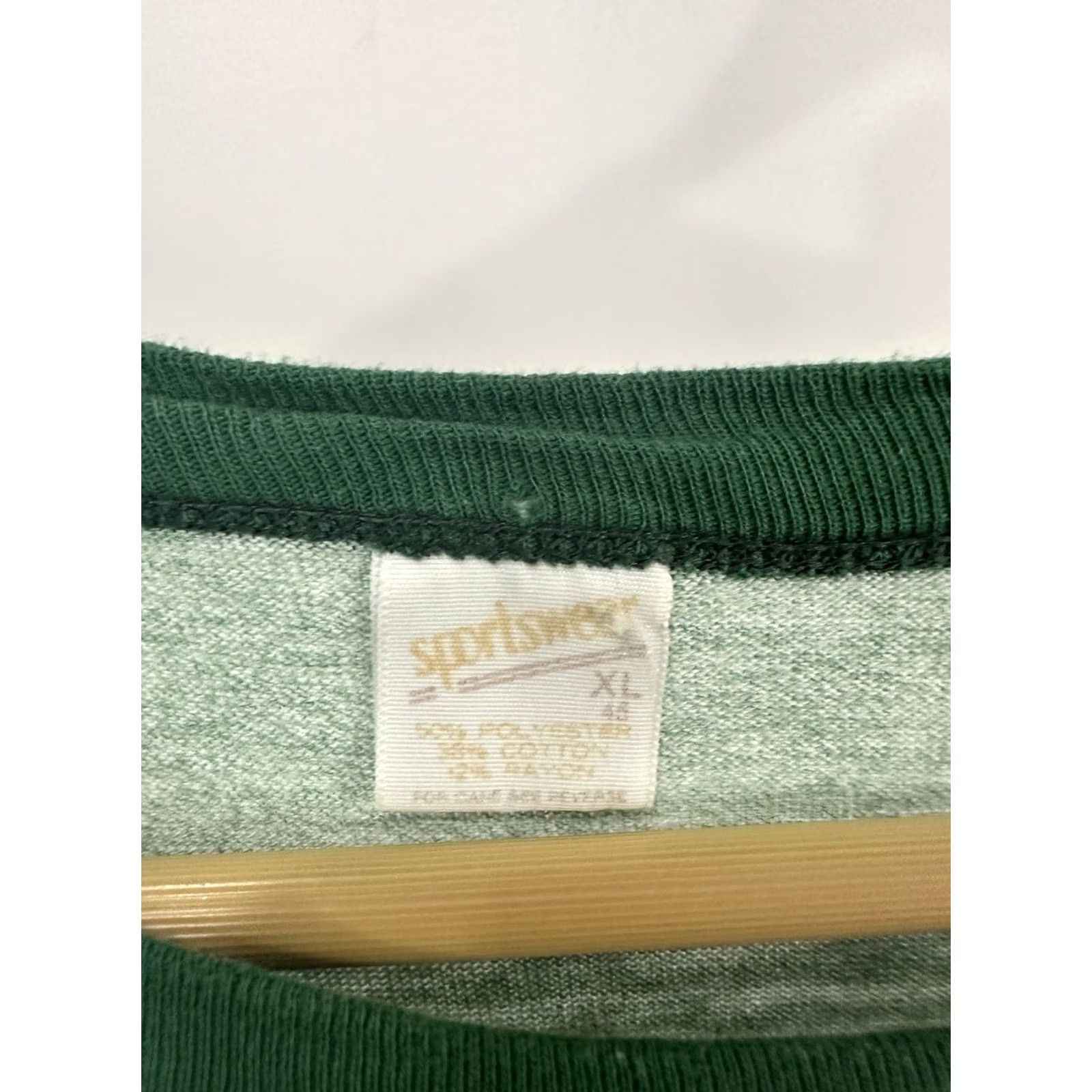 Vintage VTG 70s Princeton Panthers T-Shirt Mens XL Green Ringer Nike? (Note: Original title did not specify Nike; cannot assume brand) Size US XL / EU 56 / 4 - 3 Thumbnail