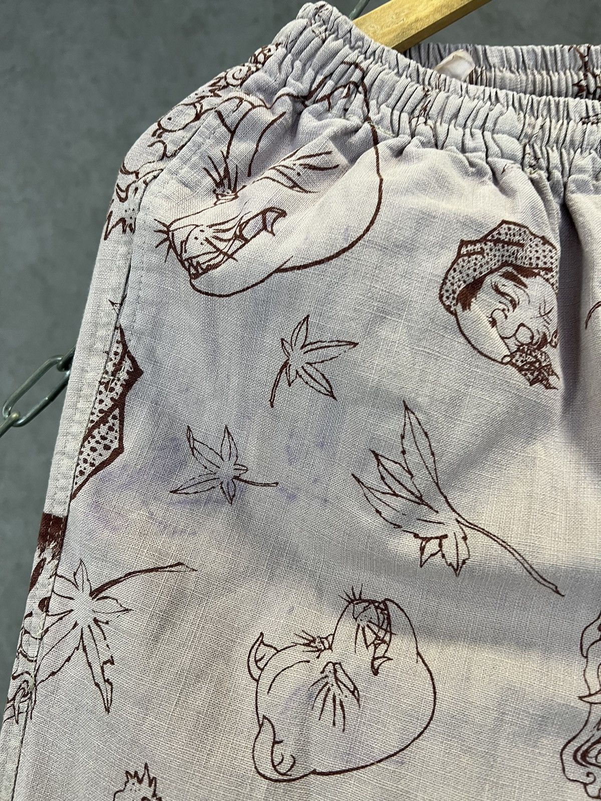 Japanese Brand × Vintage Japanese monogram pants Size US 32 / EU 48 - 9 Thumbnail