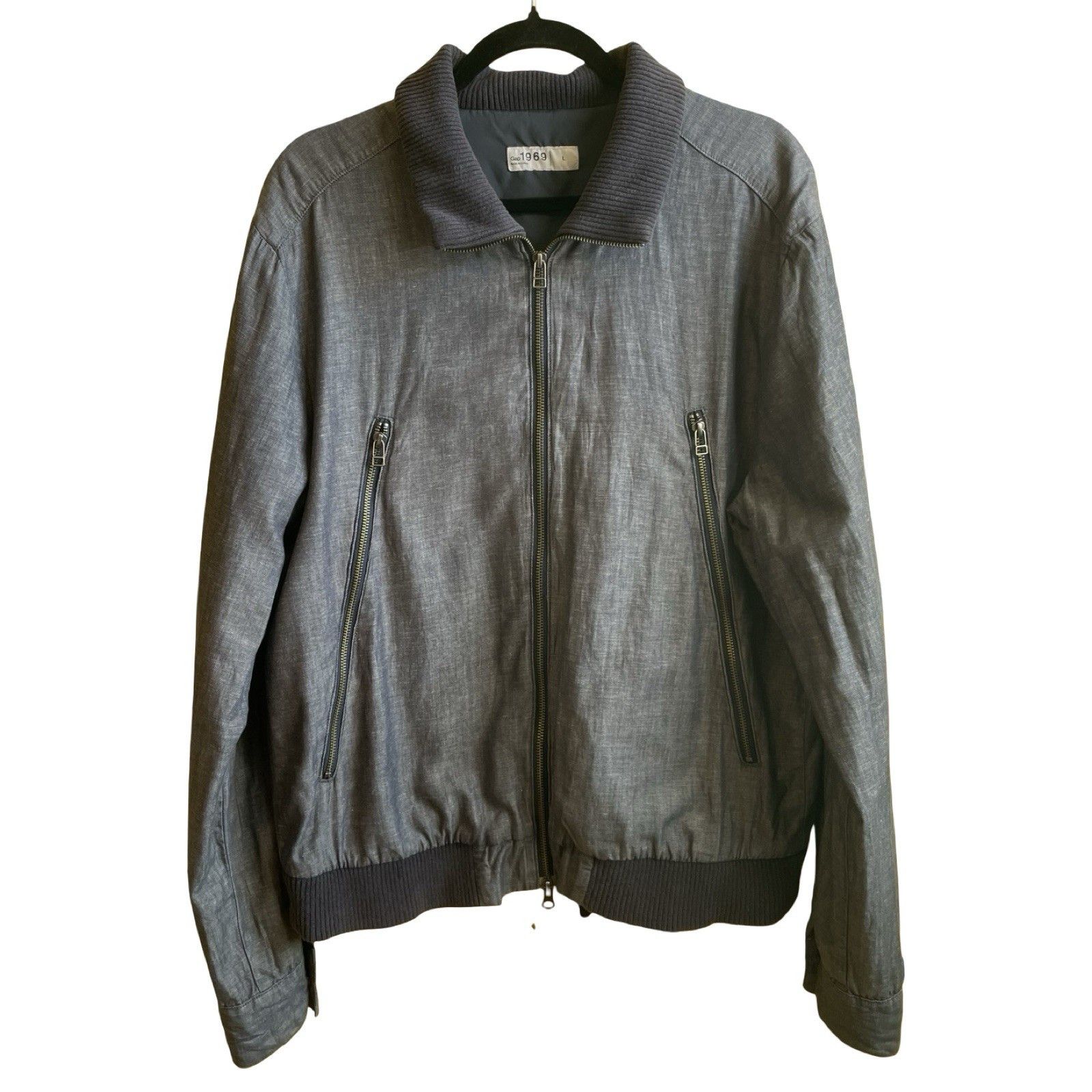 Gap Vintage Gap Linen Utility Jacket Sz Large Size US L / EU 52-54 / 3 - 1 Thumbnail