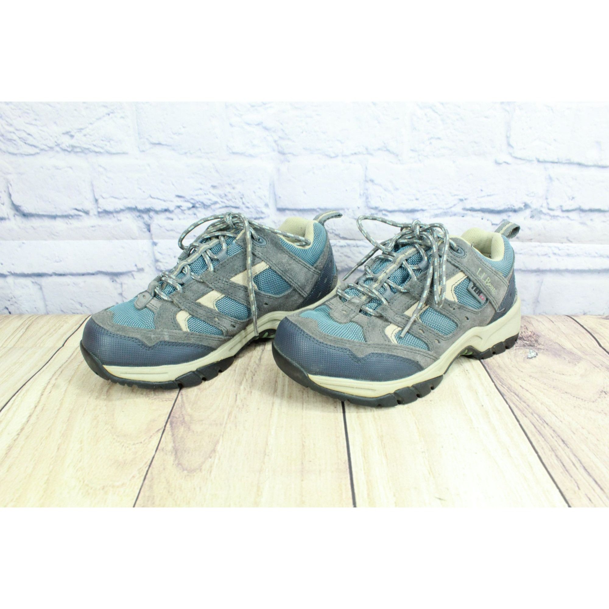 L.L. Bean LL Bean Women's Suede Waterproof Hiking Trail Shoes Size US 6.5 / IT 36.5 - 2 Thumbnail