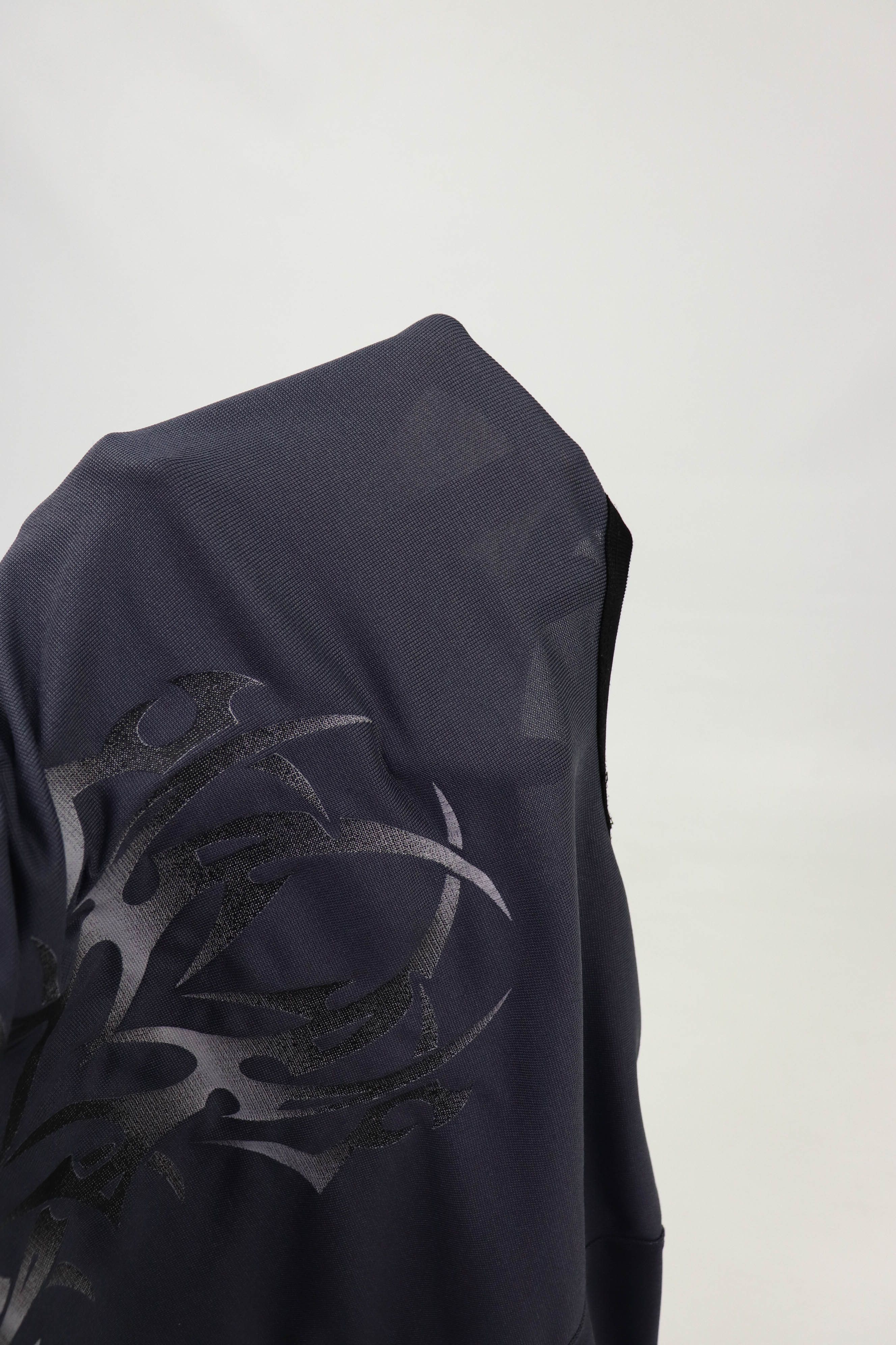 C&A Vintage Y2K Tribal Logo Graphics Mesh Jersey Long Sleeve Size US L / EU 52-54 / 3 - 9 Thumbnail