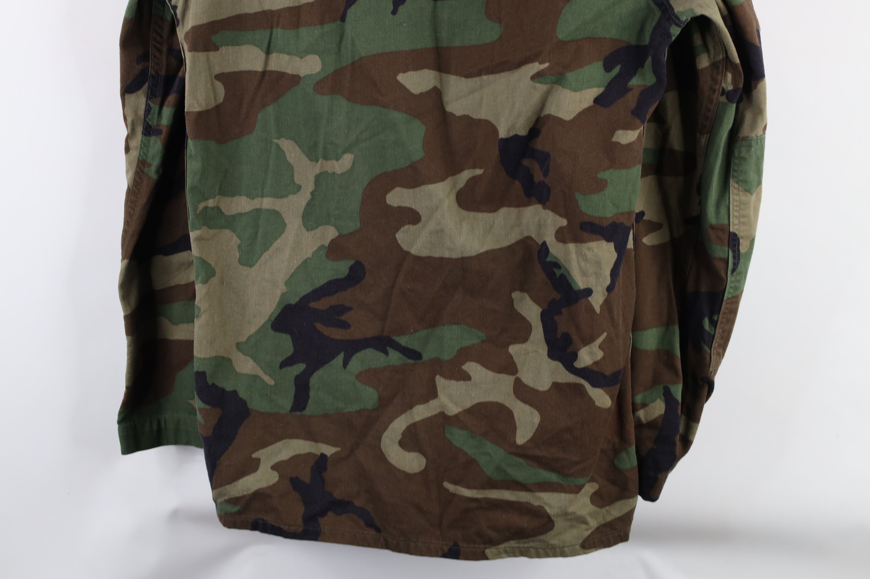 Vintage Vintage 90s USMC Woodland Camouflage Combat Coat Jacket USA Size US S / EU 44-46 / 1 - 12 Thumbnail
