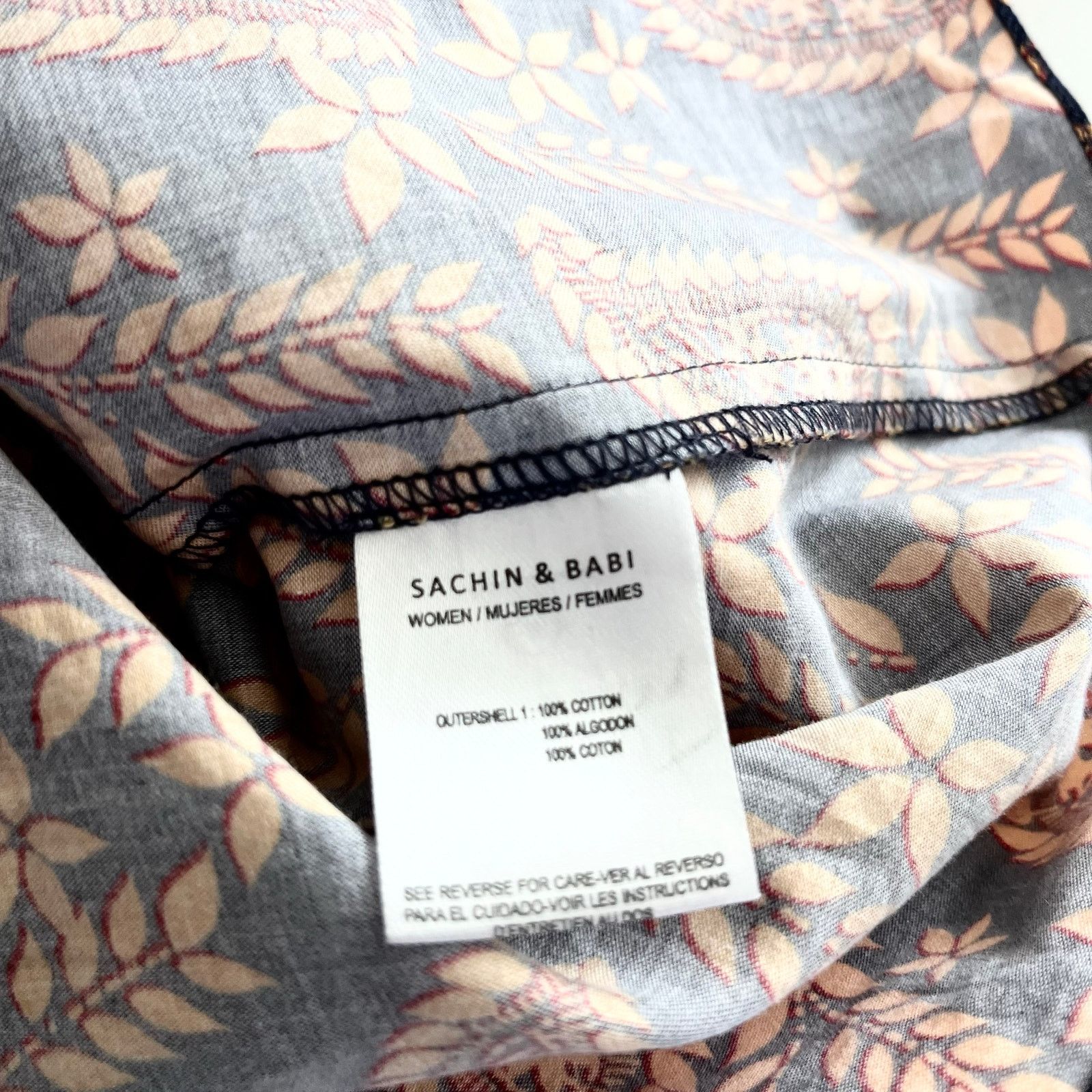 Sachin & Babi Sachin & Babi Celestine Paisley Print Tunic Shift Dress Size XS / US 0-2 / IT 36-38 - 14 Thumbnail