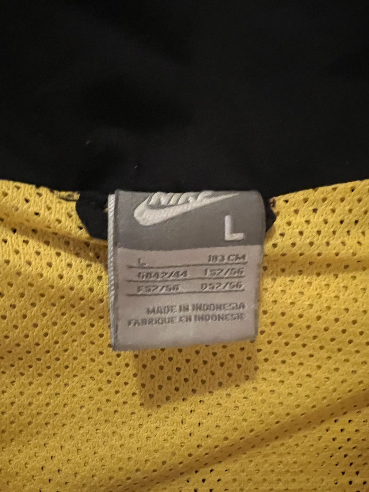 Nike Yellow Nike track jacket Size US L / EU 52-54 / 3 - 4 Thumbnail