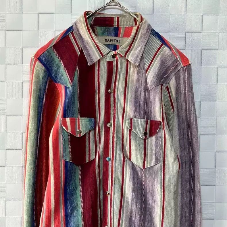 Kapital KAPITAL colorful striped shirt-2507