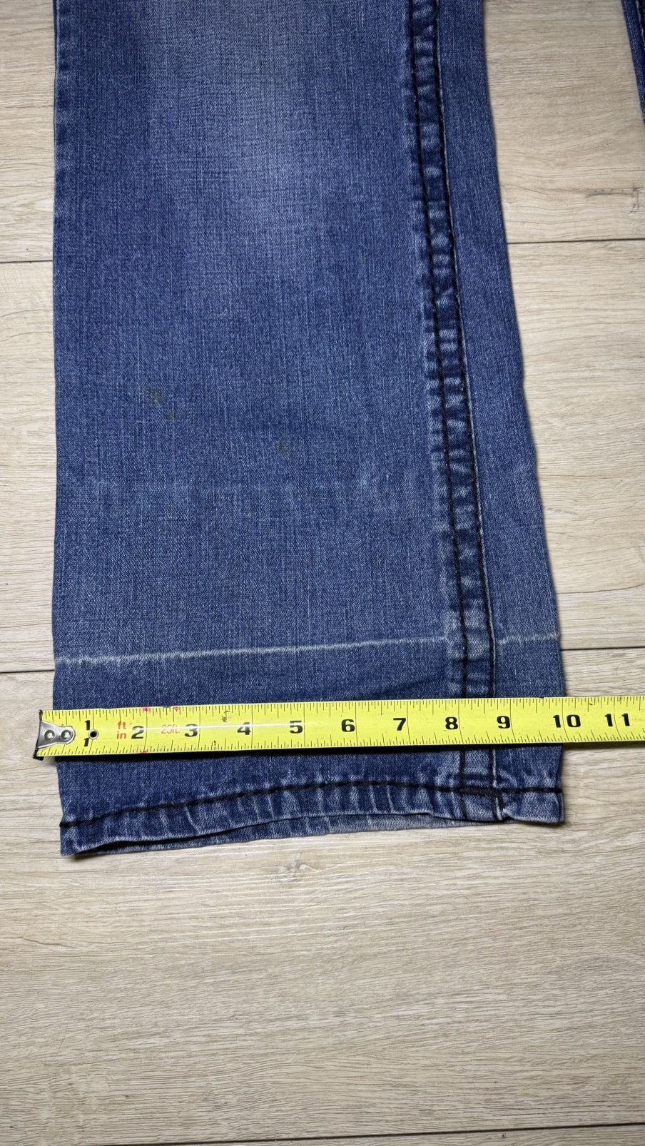 True Religion Y2K 2000s True Religion Ricky Super T Black Denim Jeans Size US 38 / EU 54 - 6 Thumbnail