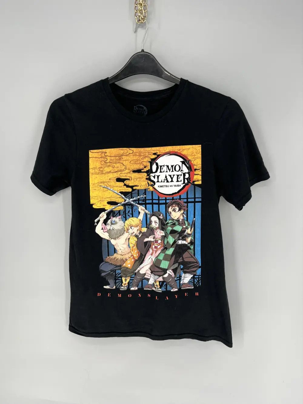 Anime × Vintage Demon Slayer Anima Japanese comics movie tee Size US S / EU 44-46 / 1 - 4 Thumbnail