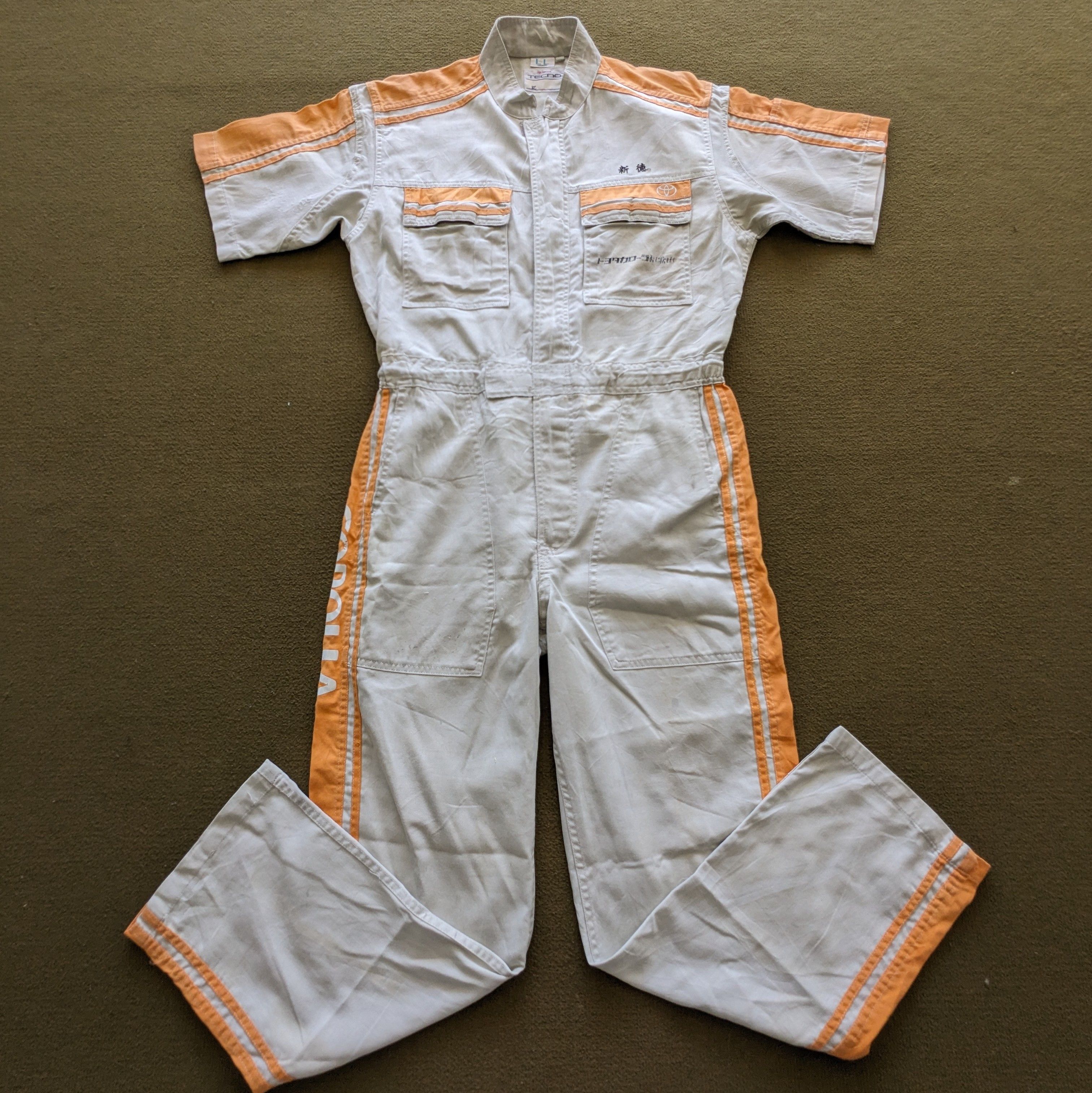 Vintage Vintage COROLLA Japanese Racing Coverall Workwear Jacket Size US M / EU 48-50 / 2 - 1 Thumbnail