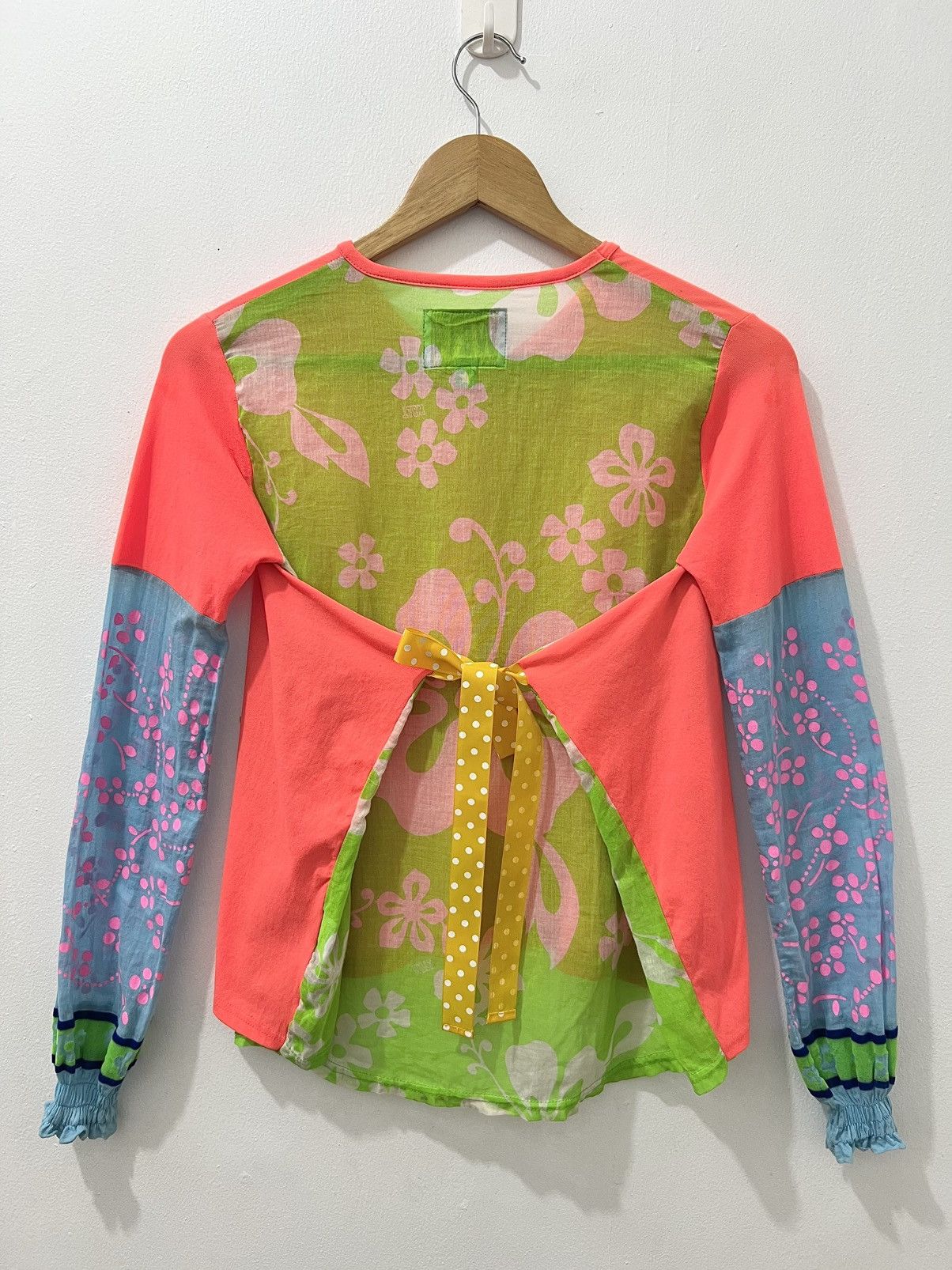 Walter Van Beirendonck 1997 Walter Van Beirendonck - Floral Tie Long Sleeve Size S / US 4 / IT 40 - 2 Thumbnail