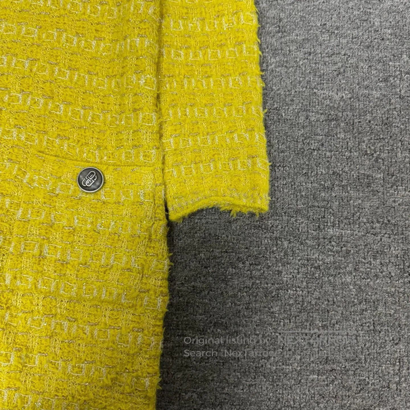 Balenciaga Balenciaga Runway Reversible Tweed Dress. Size S / US 4 / IT 40 - 3 Thumbnail