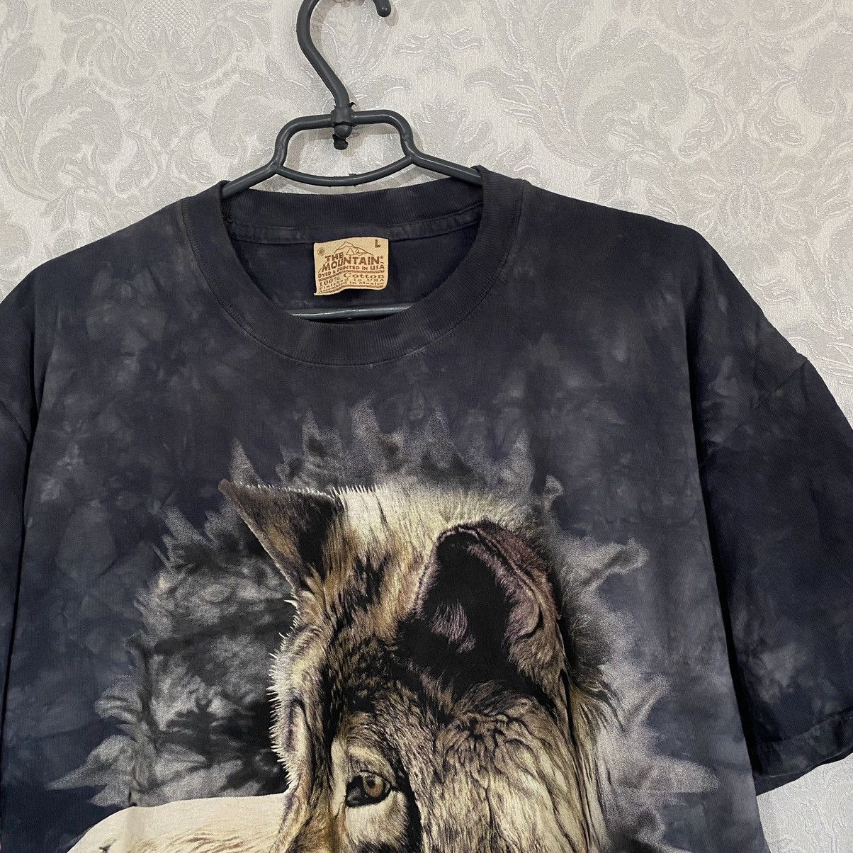The Mountain Vintage The Mountain Tie Dye T-Shirt Leather Tag Wolf 2002 Size US L / EU 52-54 / 3 - 2 Thumbnail