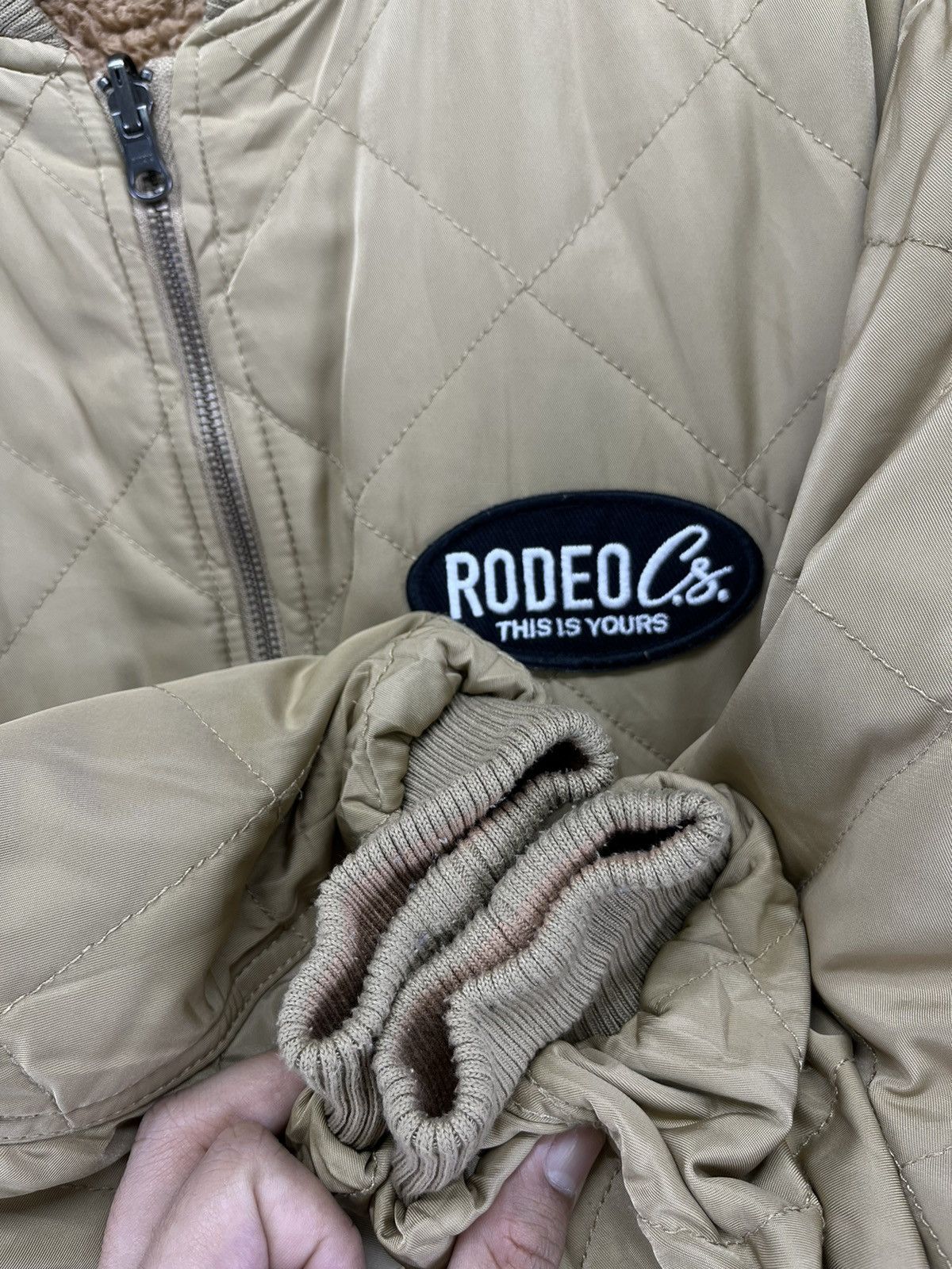 Japanese Brand Vintage Rodeo Crown Spellout Rare Reversible Hooded Jacket Size US L / EU 52-54 / 3 - 16 Thumbnail