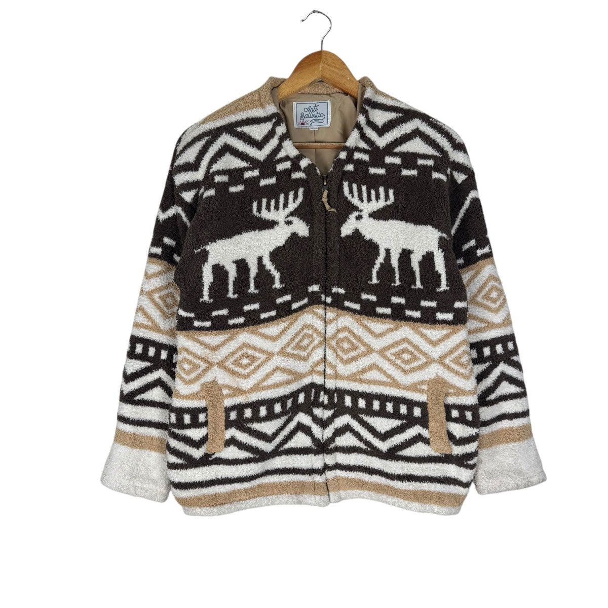 Native 🌟ANTI BALISTIC FLEECE MOOSE GEOMETRIC JACKET Size M / US 6-8 / IT 42-44 - 2 Thumbnail