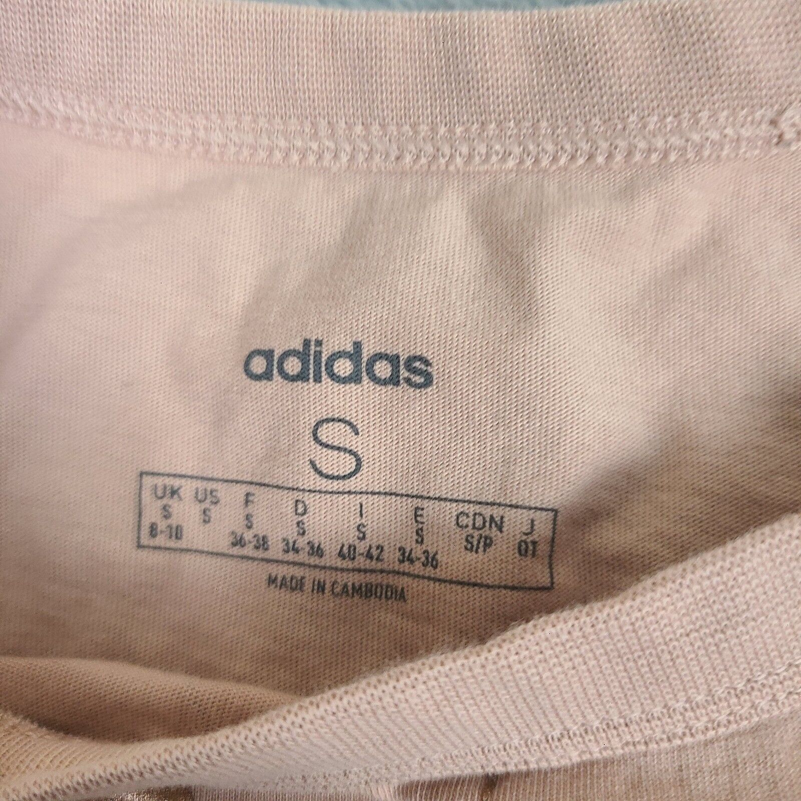 Adidas Adidas Shirt Women's Sage & Rose Gold Shirt Sleeve Active Sh Size S / US 4 / IT 40 - 3 Thumbnail