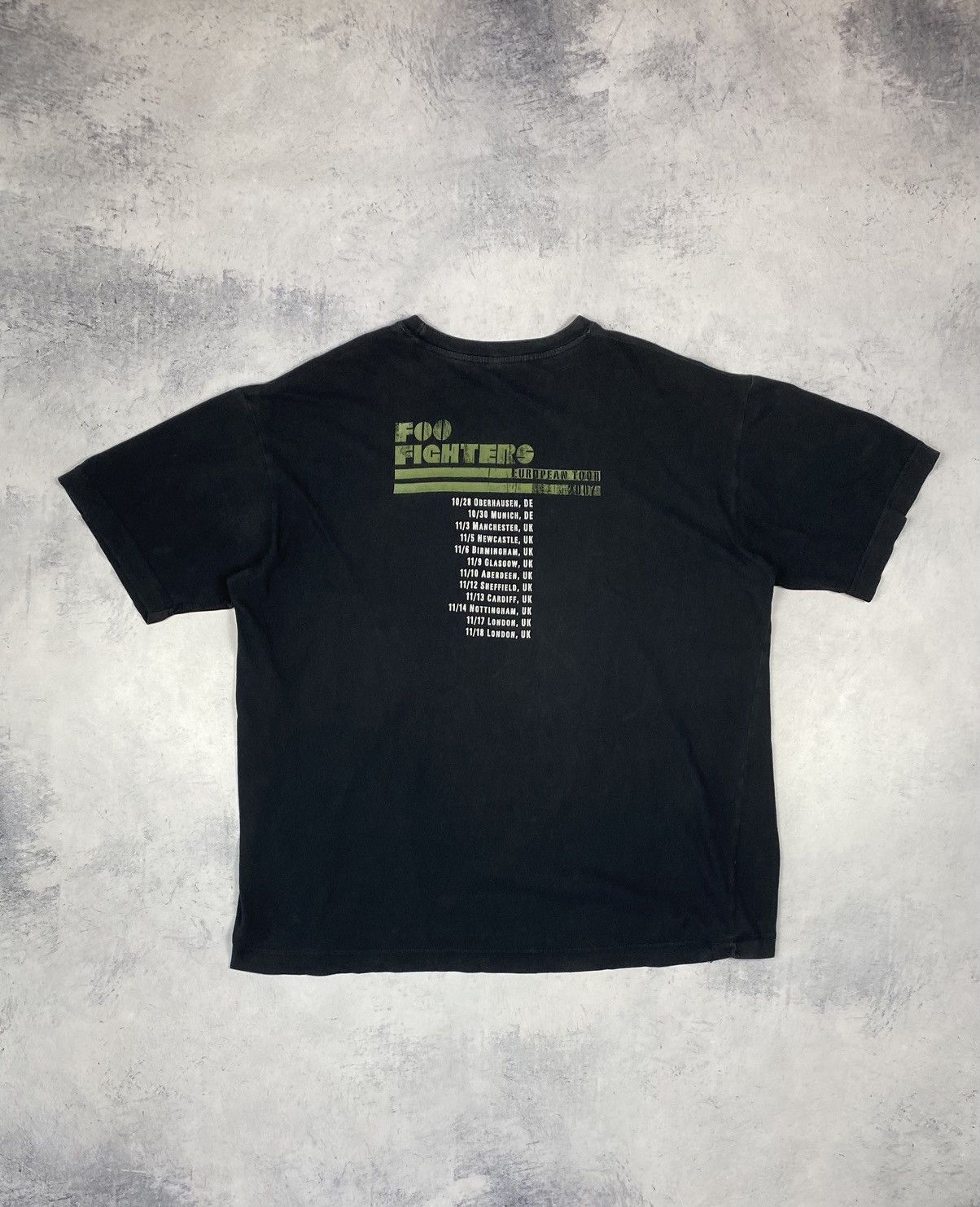 Band Tees Foo Fighters Rock Euro Tour 2007 Music T Shirt Size US XL / EU 56 / 4 - 7 Thumbnail