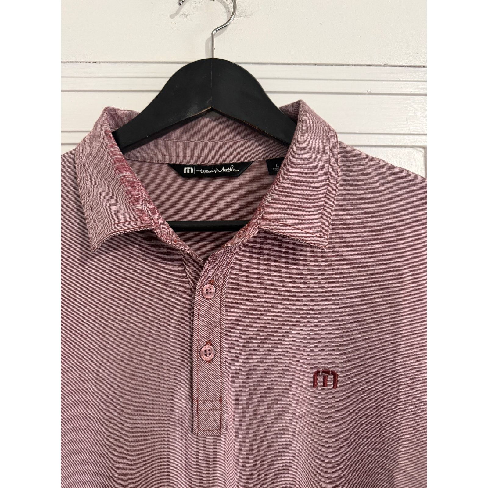 TravisMathew TravisMathew Dusty Red Golf Polo Men's Size Large Size US L / EU 52-54 / 3 - 2 Thumbnail