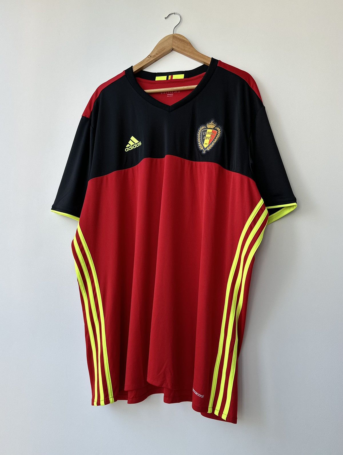 Adidas × Vintage Belgium National Team Adidas 16/17 Home Shirt Size XXXL Size US XXL / EU 58 / 5 - 2 Thumbnail