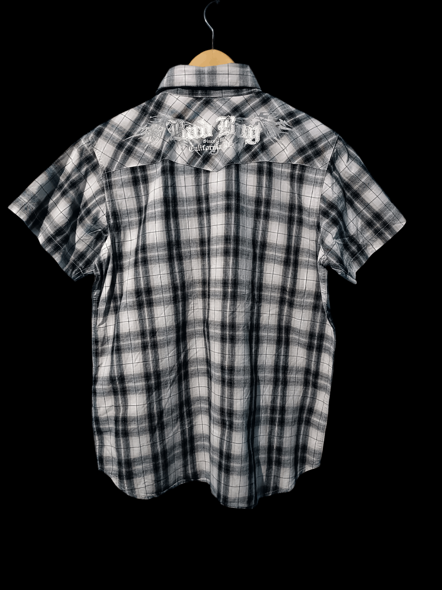 Vintage Vintage 90s Bad Boy Western Short Sleeve Shirt Size US M / EU 48-50 / 2 - 2 Thumbnail