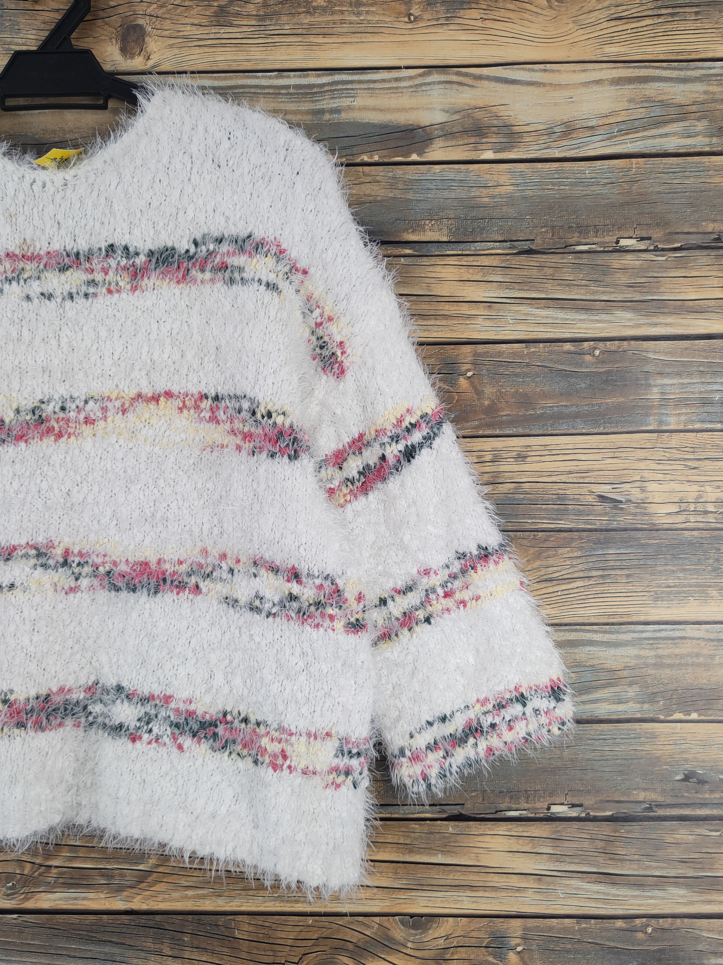 Japanese Brand Japanese Brand Ivory Shag Shaggy Fur Mohair Knitwear #W2159 Size M / US 6-8 / IT 42-44 - 5 Thumbnail