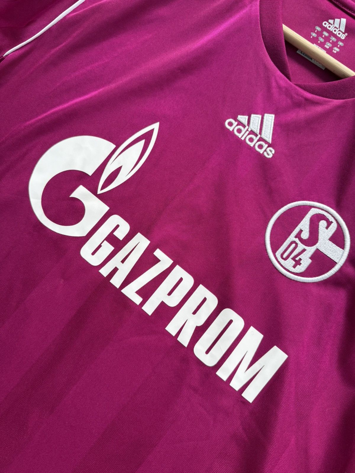 Adidas Shalke 04 vintage shirt purple 2012 Size US L / EU 52-54 / 3 - 6 Thumbnail