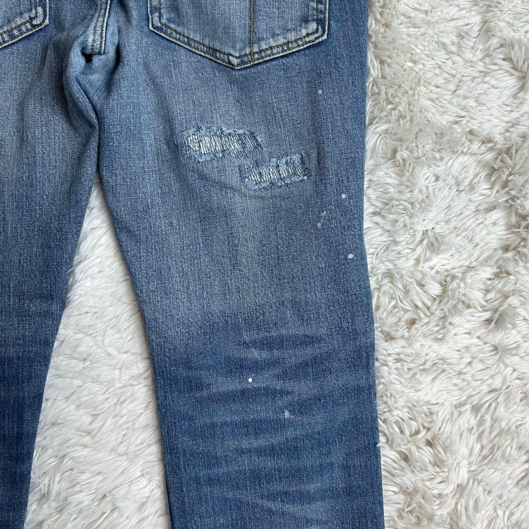 Number (N)ine Repaired Distressed Denim Size US 35 - 17 Thumbnail