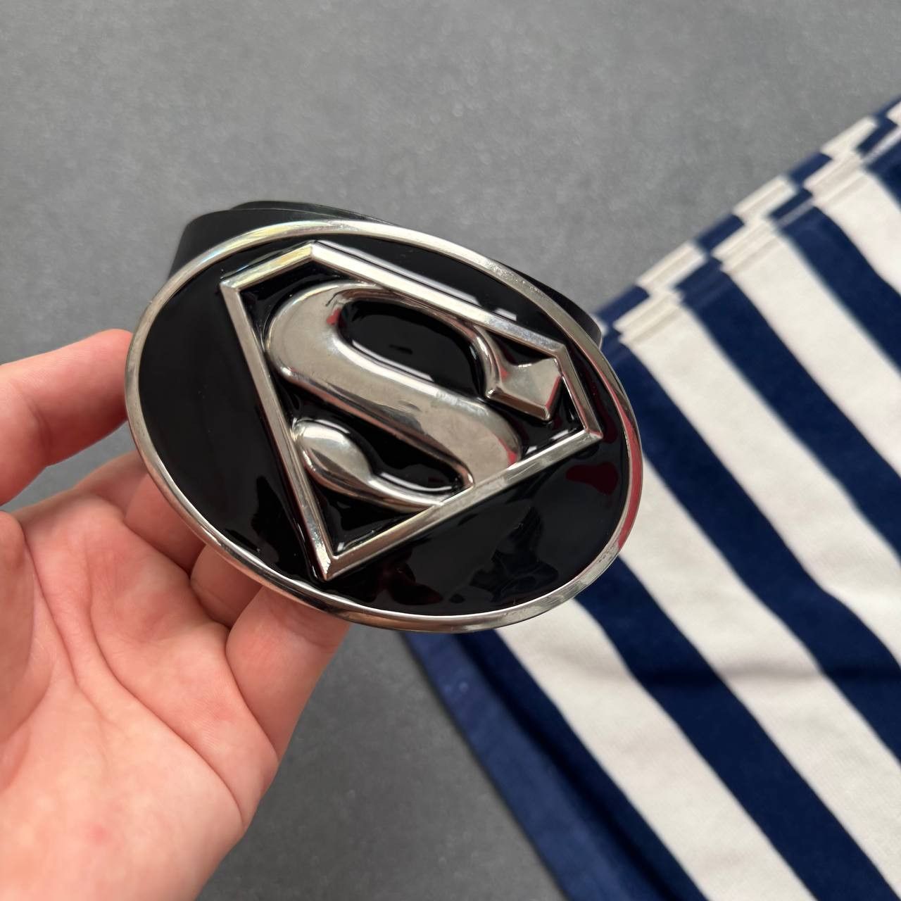 Japanese Brand × Vintage Vintage Superman Big Buckle Y2K Unisex Belt Size ONE SIZE - 3 Thumbnail