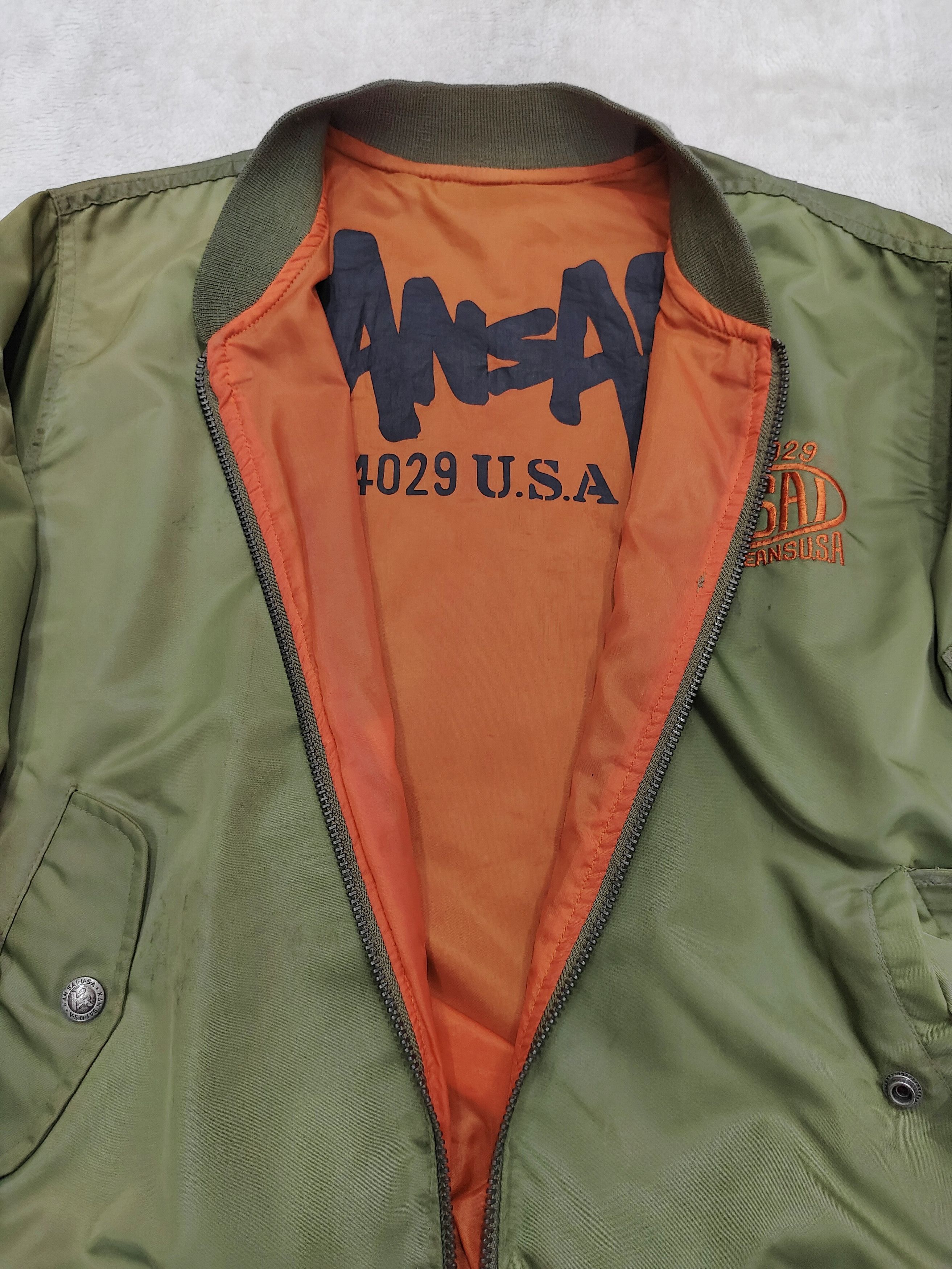 Kansai Yamamoto 80s Kansai- Archived Pilot Club Reversibel Bomber Jacket Size US M / EU 48-50 / 2 - 6 Thumbnail