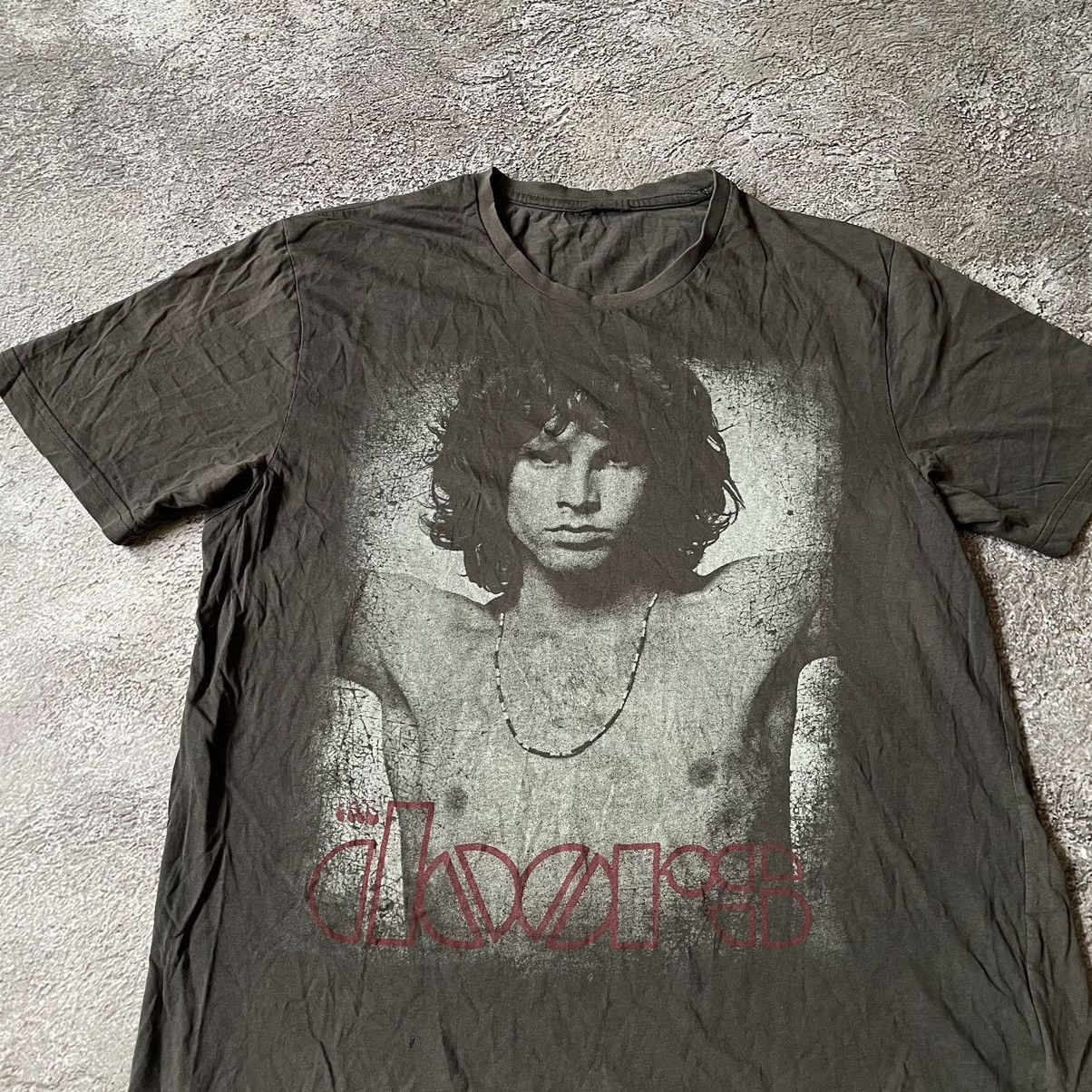 Vintage Vintage Y2K The Doors Band Graphic Tee Faded Black Opium M Size US M / EU 48-50 / 2 - 5 Thumbnail