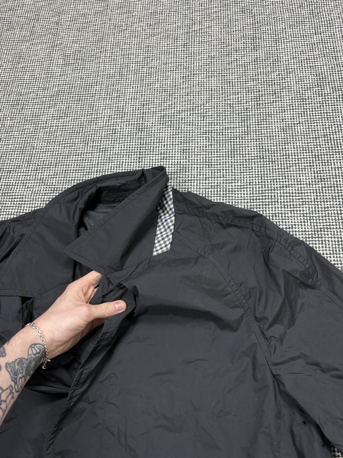 Aquascutum Aquascutum nylon coat parka jacket Size US XL / EU 56 / 4 - 3 Thumbnail
