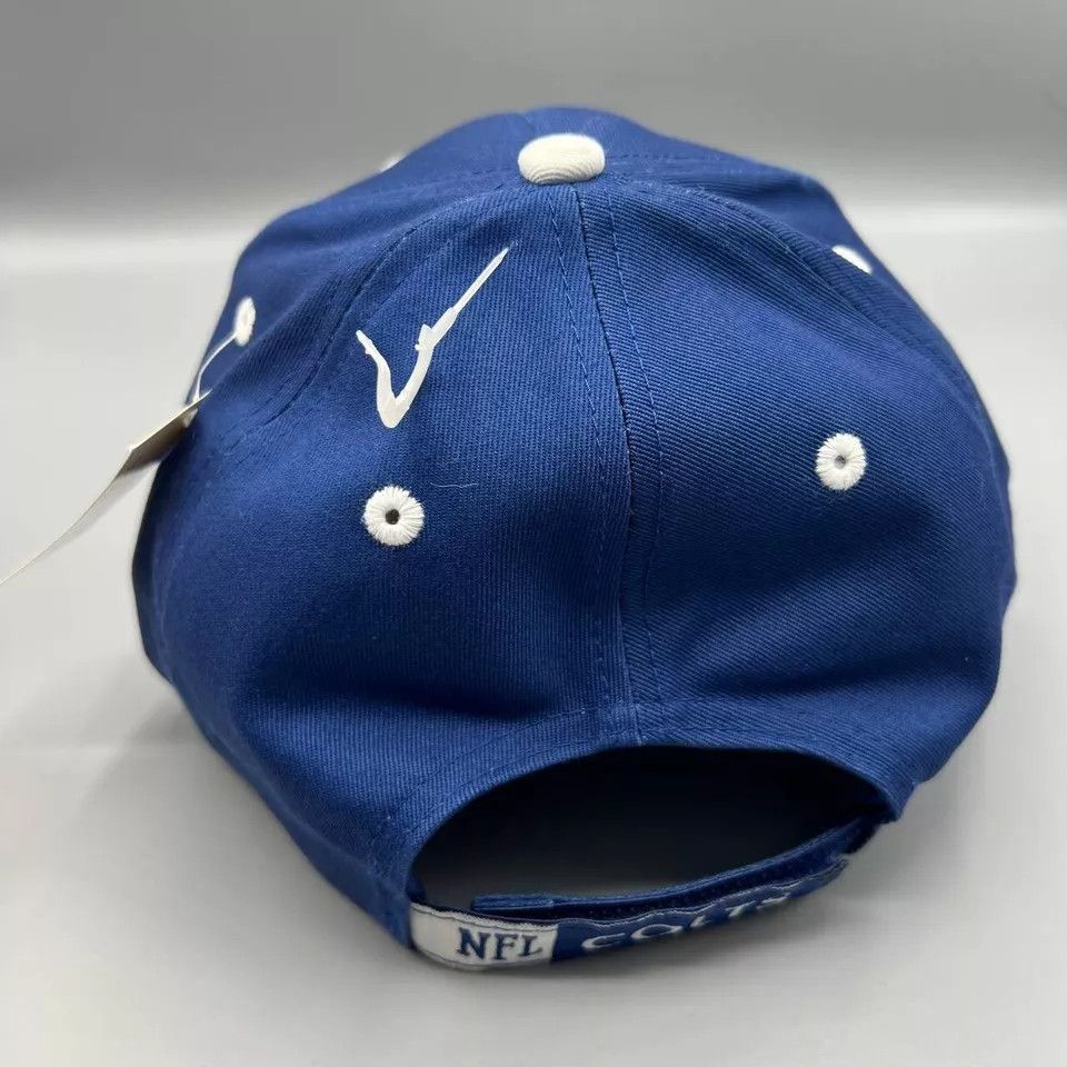 NFL Indianapolis Colts Hat Men Embroidered Logo Strap Back Cap Size ONE SIZE - 5 Thumbnail