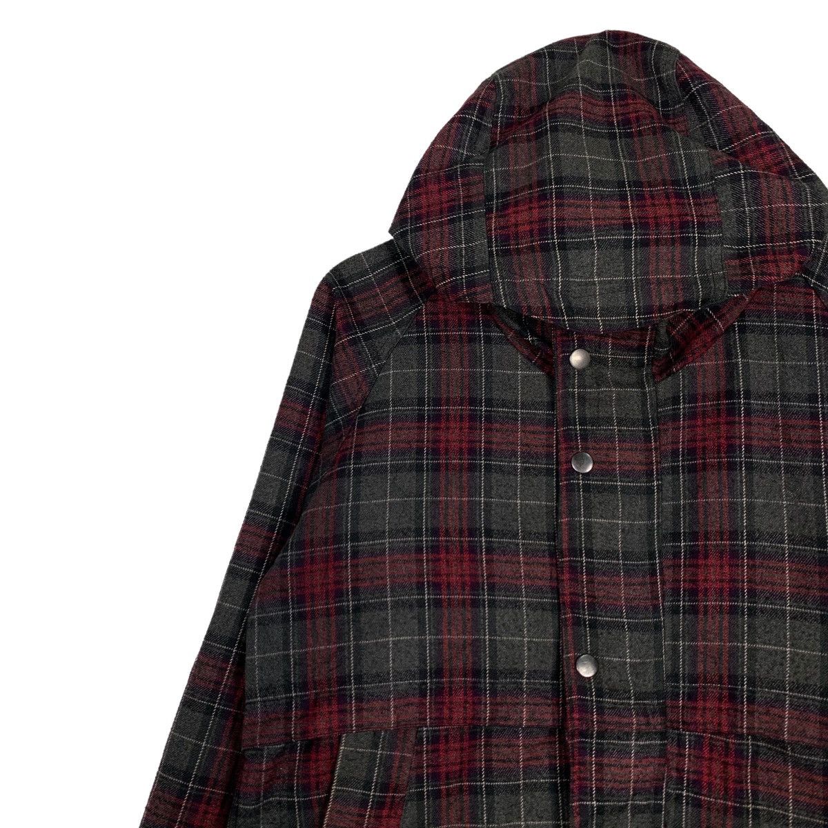 Japanese Brand PIRATES Tartan Checked Plaid Hoodie Jacket #0074-C5 Size US M / EU 48-50 / 2 - 7 Thumbnail