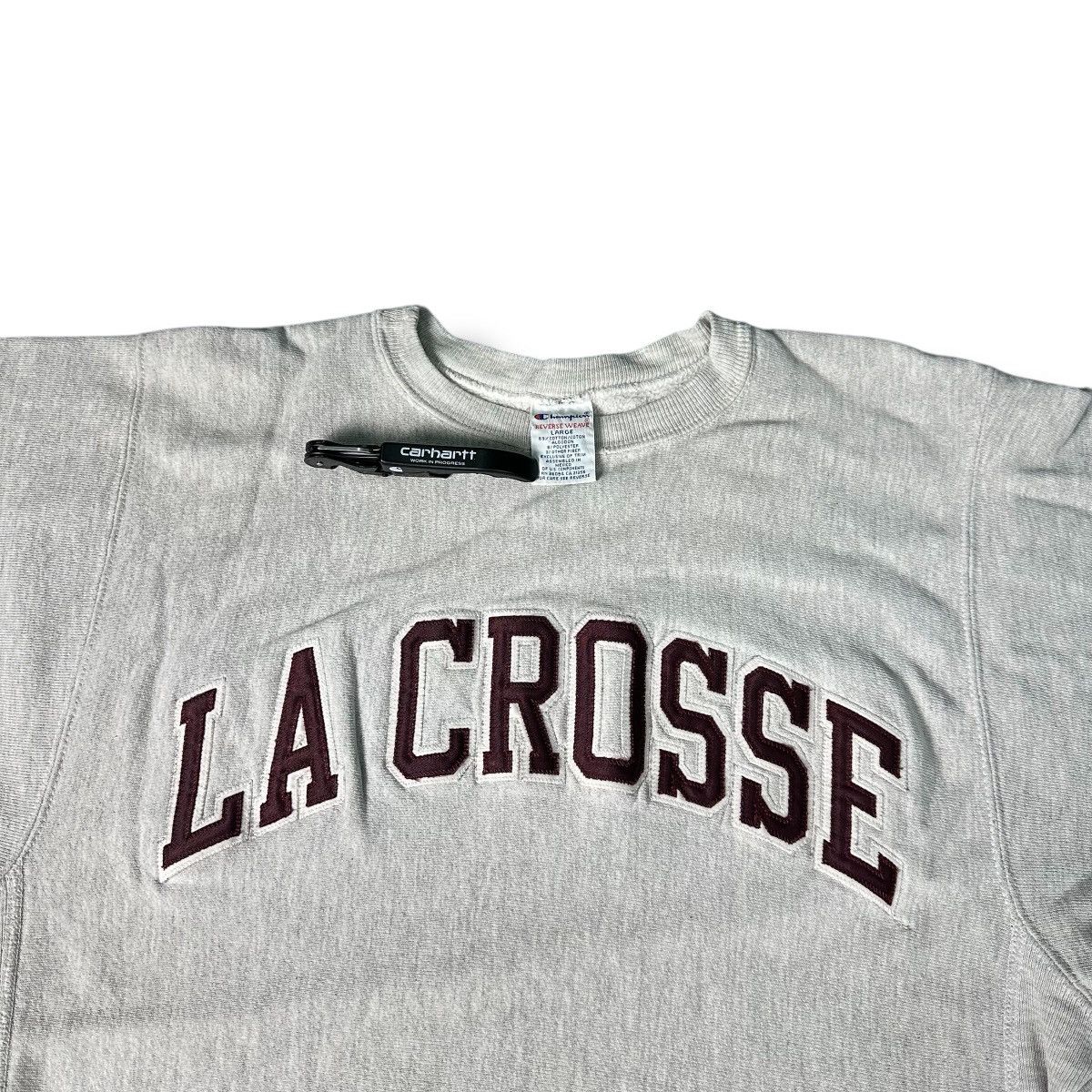 Champion × Vintage Vintage Champion Reverse Weave La Crosse Sweatshirt USA Size US XL / EU 56 / 4 - 2 Thumbnail