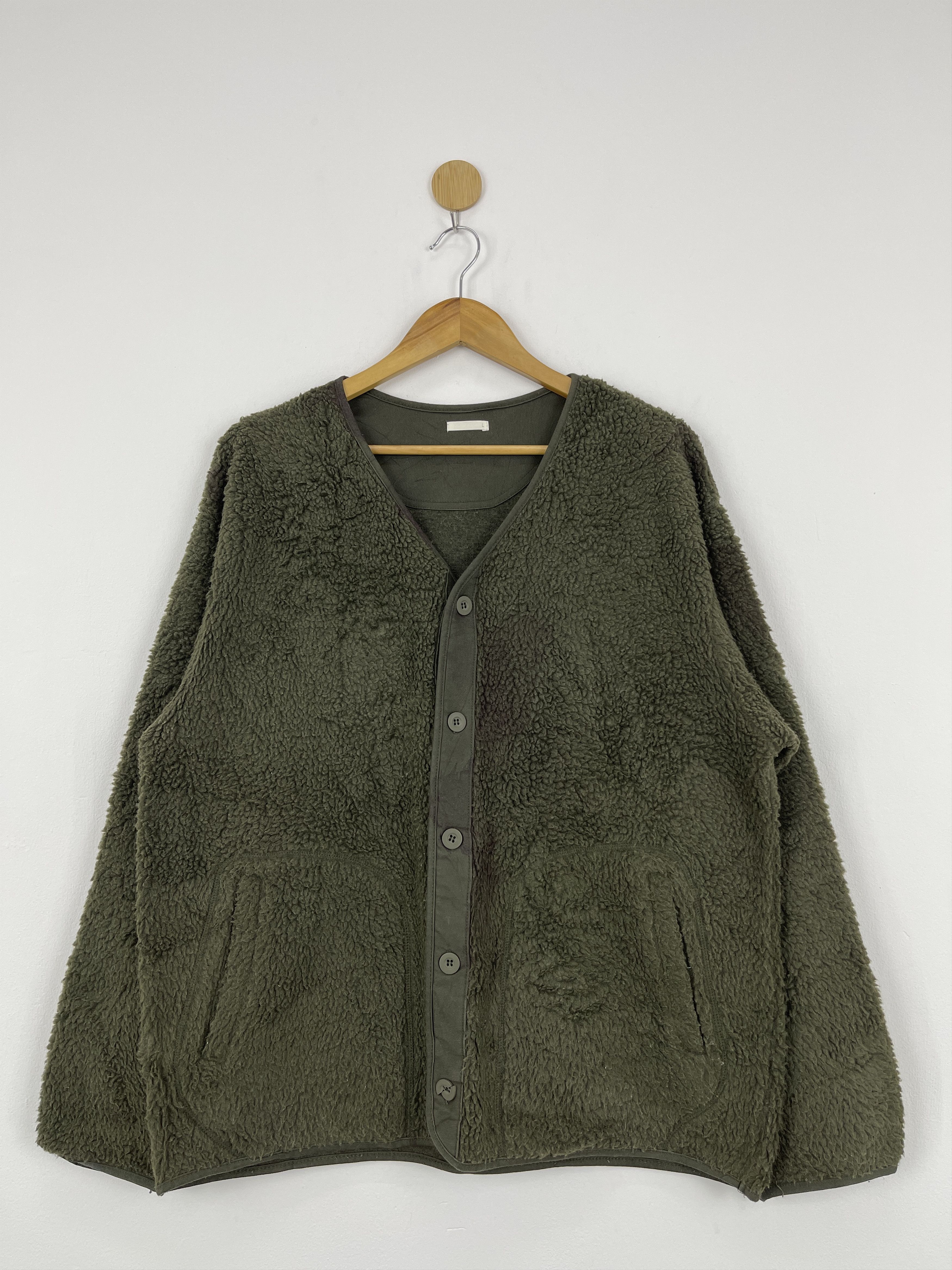 GU Vintage Uniqlo GU Snap Button Fleece Jacket JA0007 Size US L / EU 52-54 / 3 - 1 Thumbnail