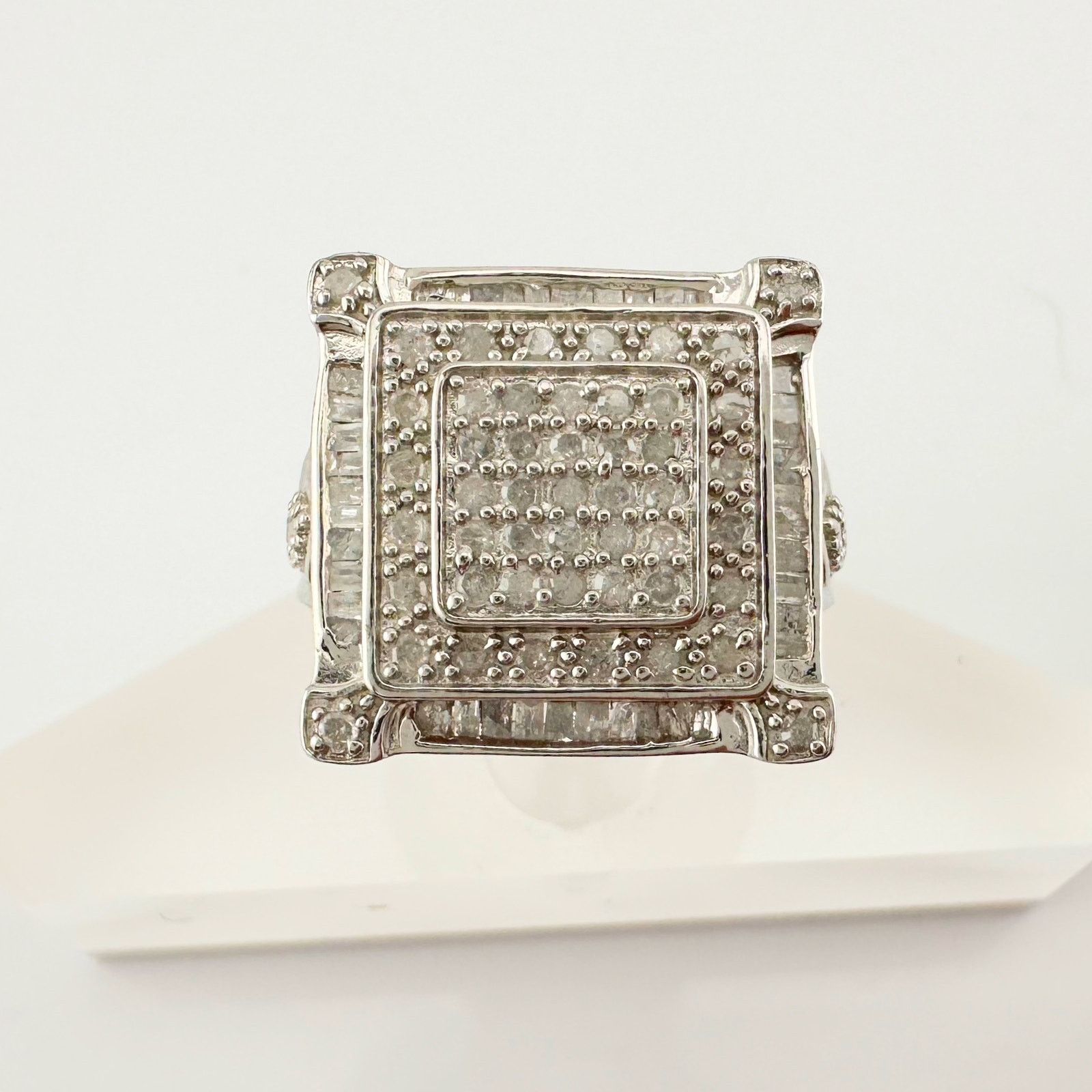 Other Elegant Princess Cut 1.00 Carat Diamond Ring - Size 7.25 Size ONE SIZE - 9 Thumbnail