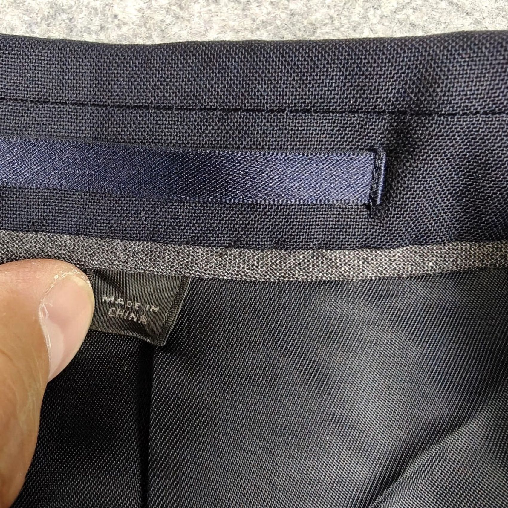 J.Crew J Crew Mens Blazer 40S Blue Wool Ludlow Super 120s Suit Jacket Size 40R - 3 Thumbnail