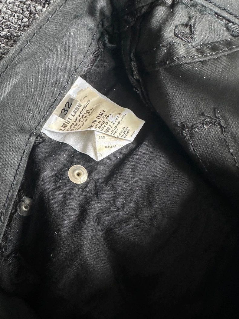 Helmut Lang Helmut Lang Helmut lang 1998 black pants-2507 Size US 32 / EU 48 - 4 Thumbnail