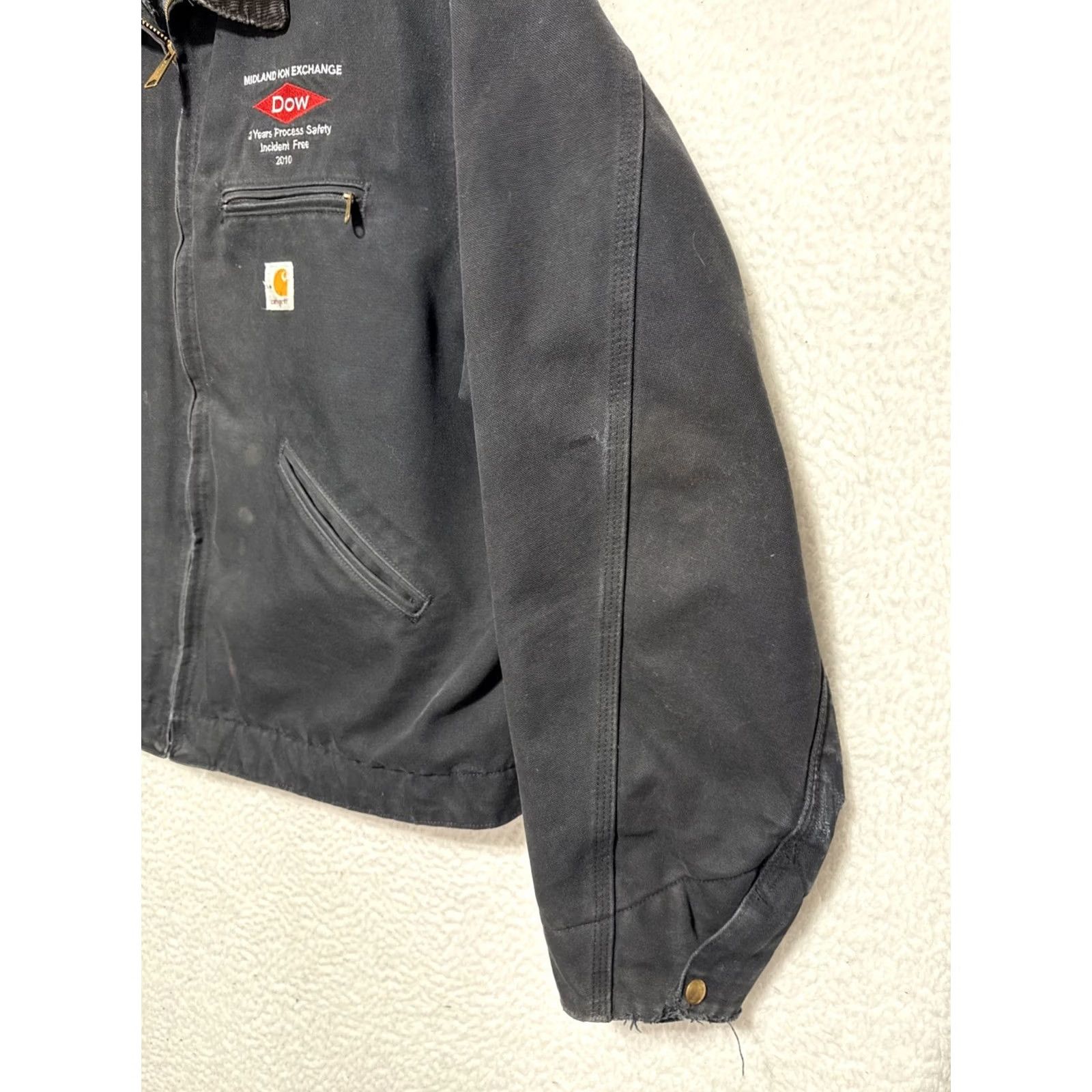 Carhartt VINTAGE Carhartt J01 USA Black Jacket Regular Bomber Lined 52 Men Size US L / EU 52-54 / 3 - 3 Thumbnail