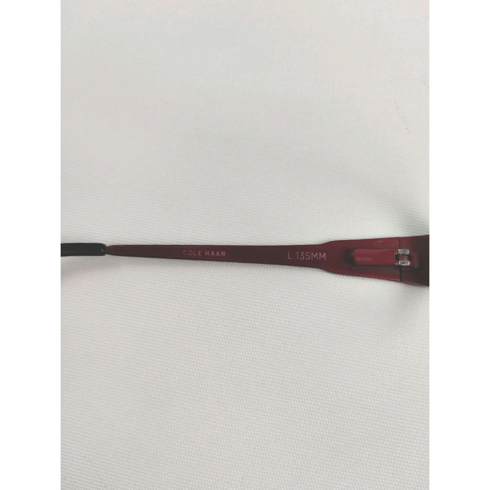 Cole Haan Cole Haan Eyeglasses Frames Brown Maroon / Burgundy CH1007 Size ONE SIZE - 8 Thumbnail